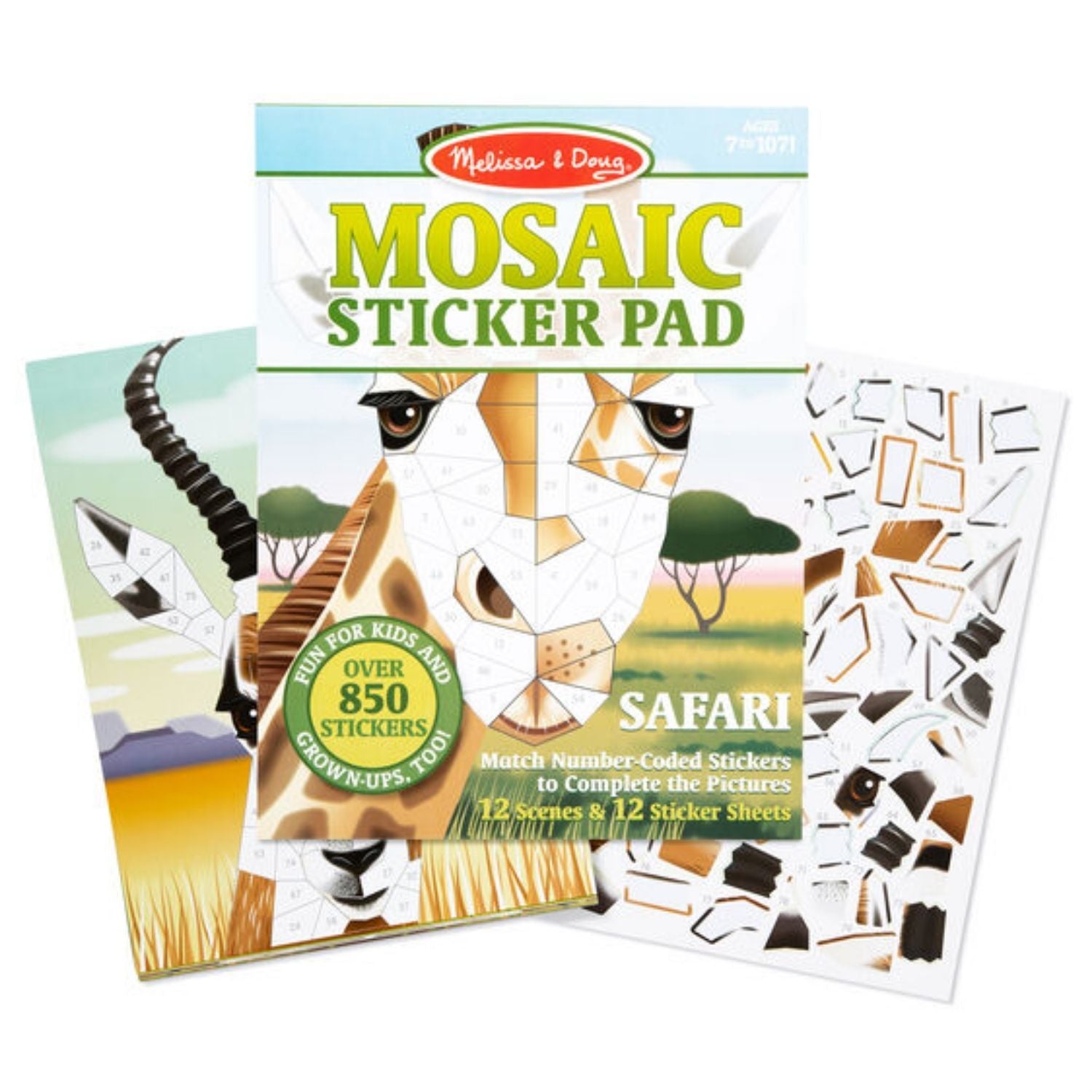 Melissa & Doug Mosaic Sticker Pad - Safari Animals