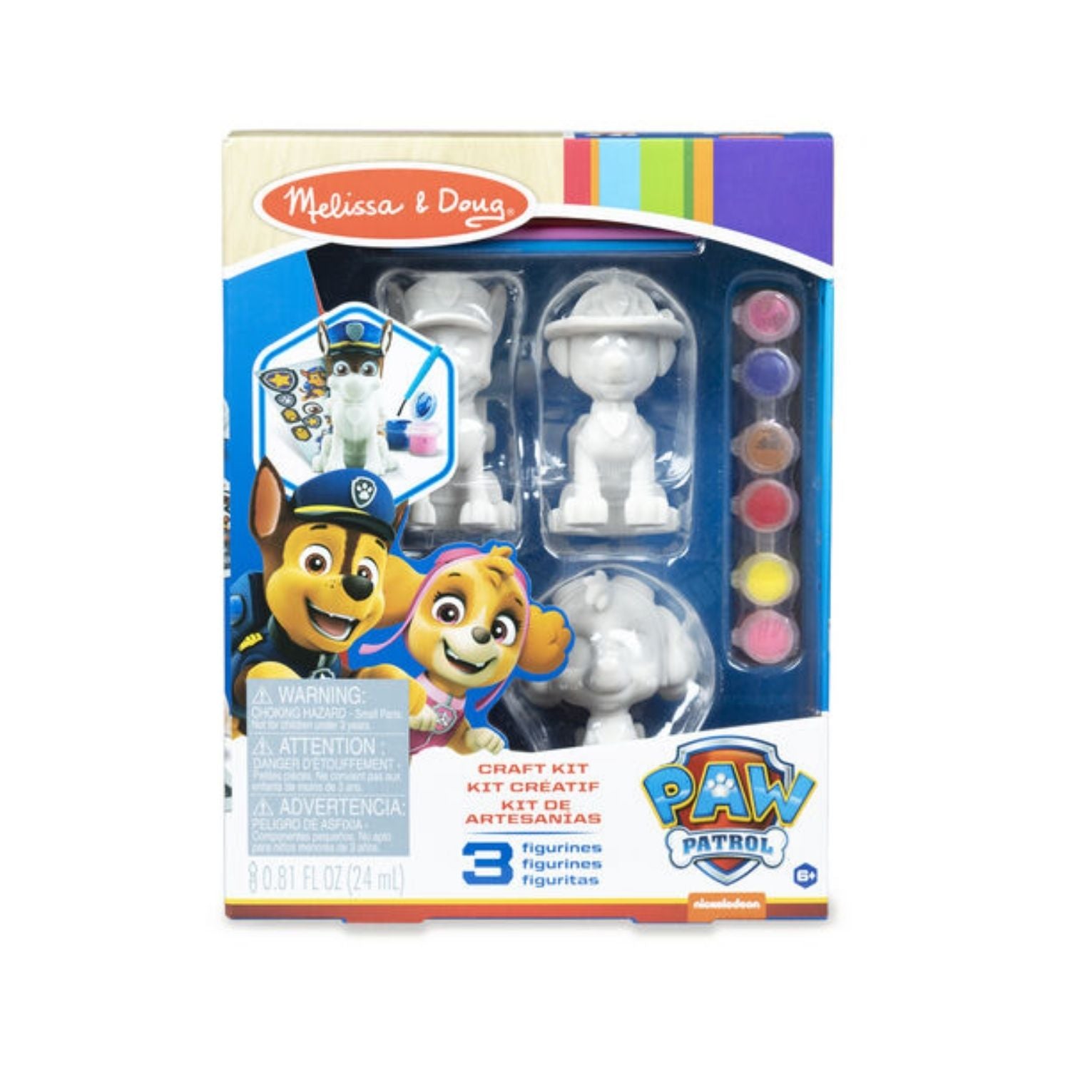 Melissa & Doug Paw Patrol Craft Kit - Pup Figurines