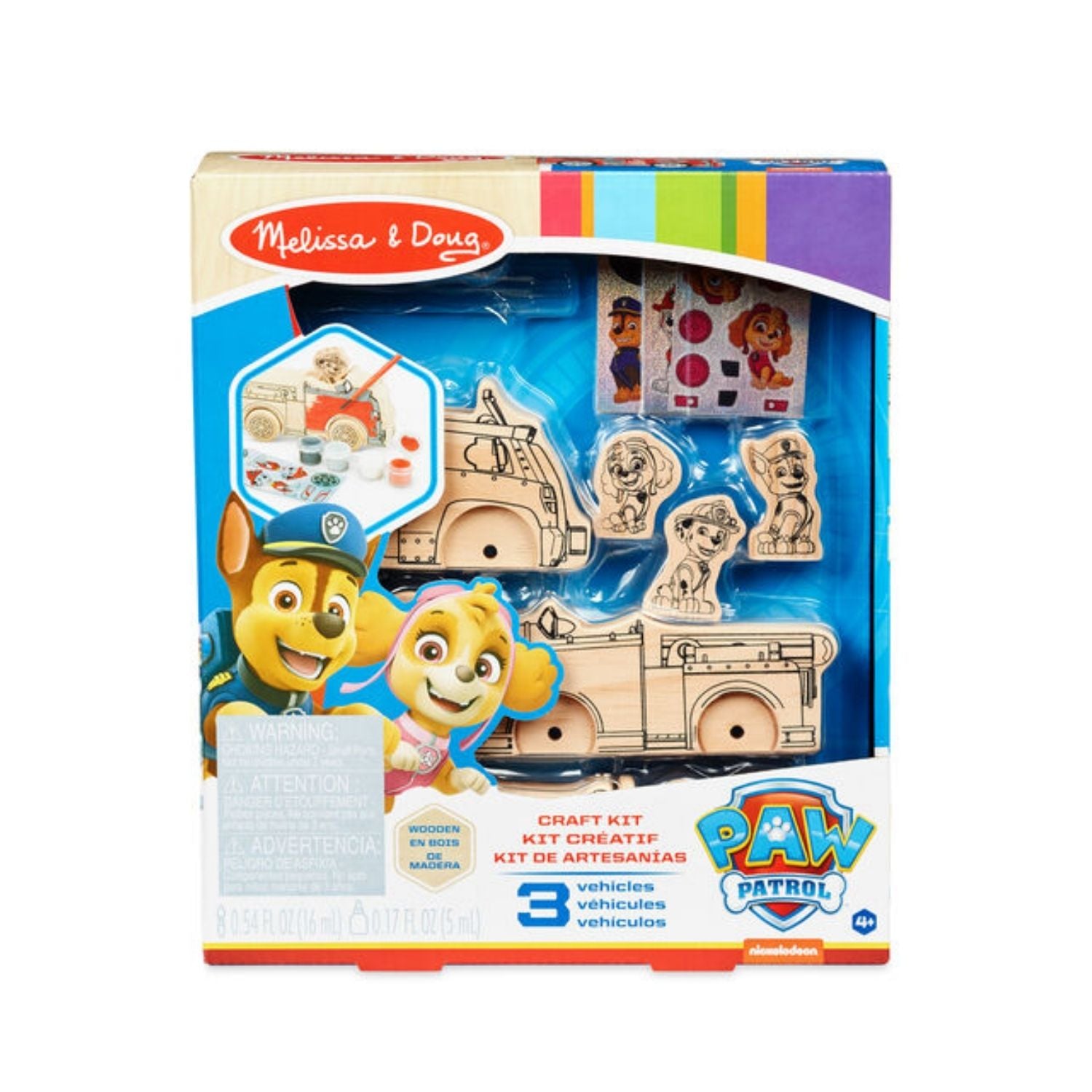 Melissa & Doug Paw Patrol Craft Kit - Vehicles