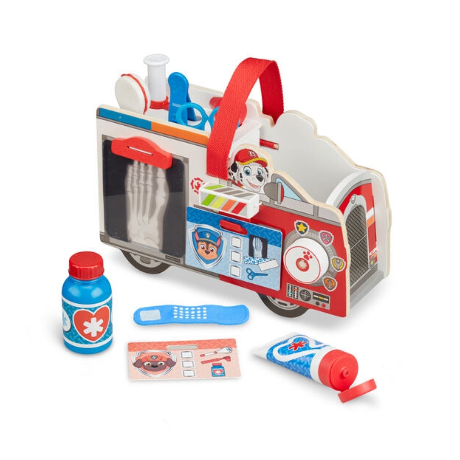 Melissa & Doug Paw Patrol Marshall's Wooden Rescue Caddy