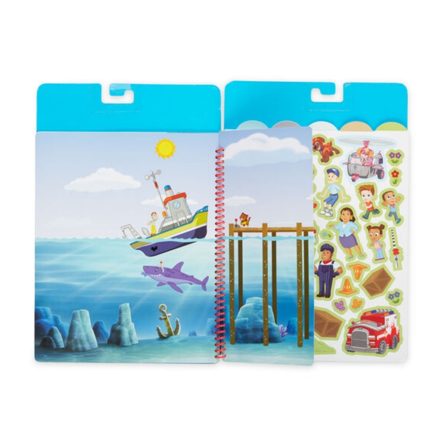 Melissa & Doug Paw Patrol Restickable Stickers - Adventure Bay