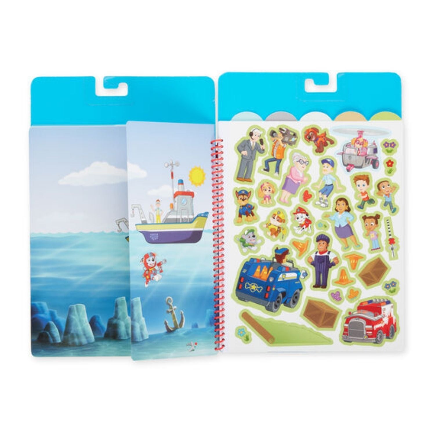 Melissa & Doug Paw Patrol Restickable Stickers - Adventure Bay