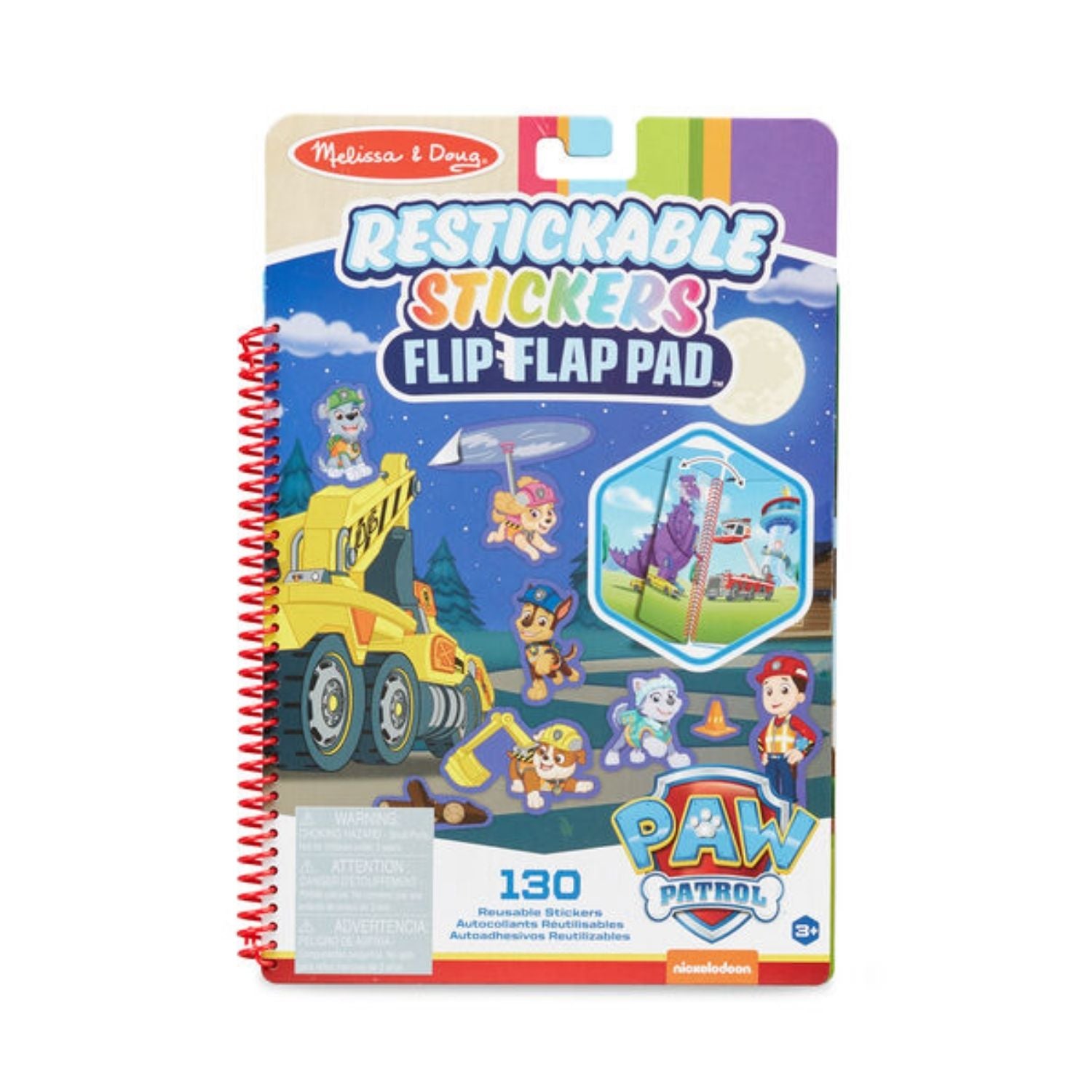 Melissa & Doug Paw Patrol Restickable Stickers - Ultimate Mission