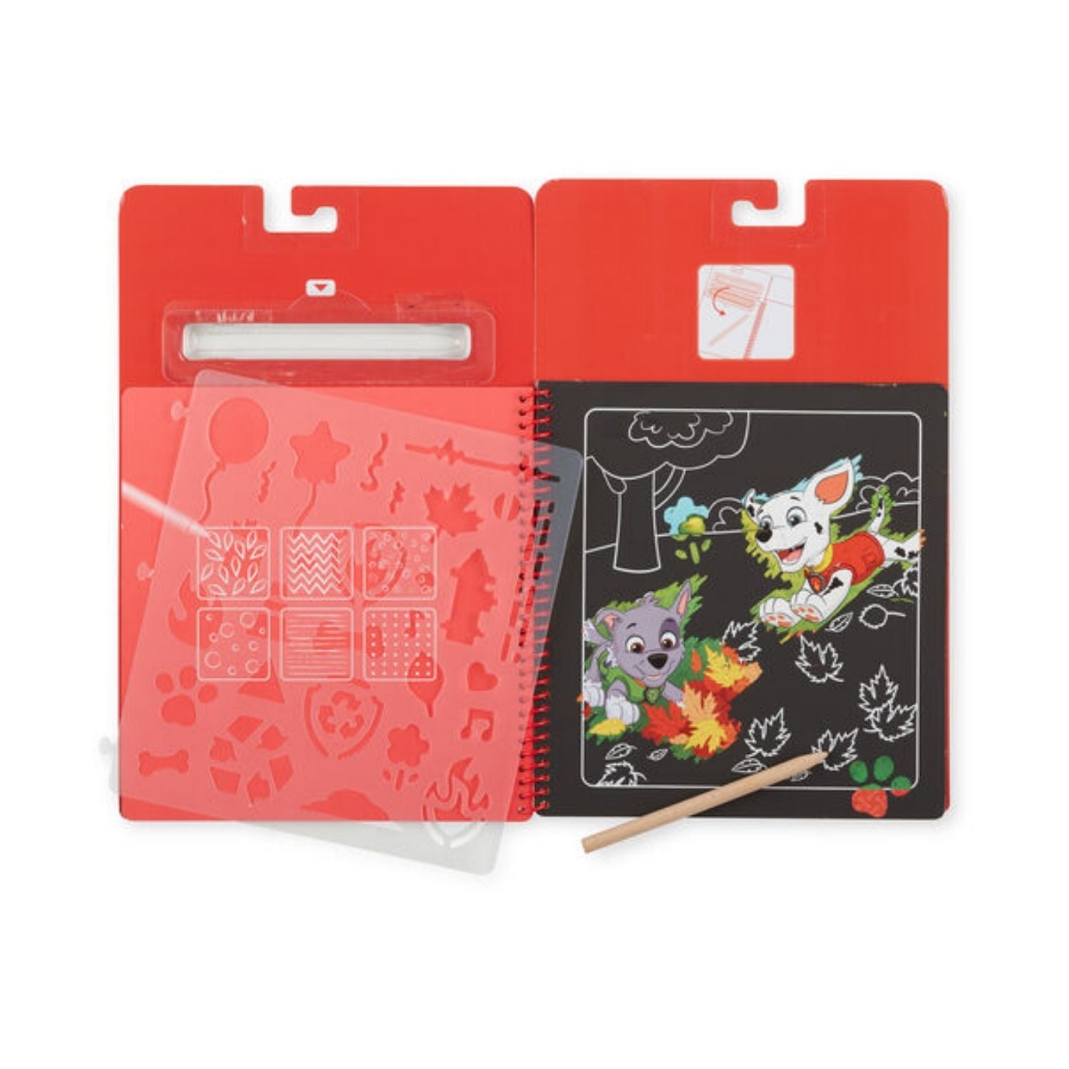 Melissa & Doug Paw Patrol Scratch Art - Marshall