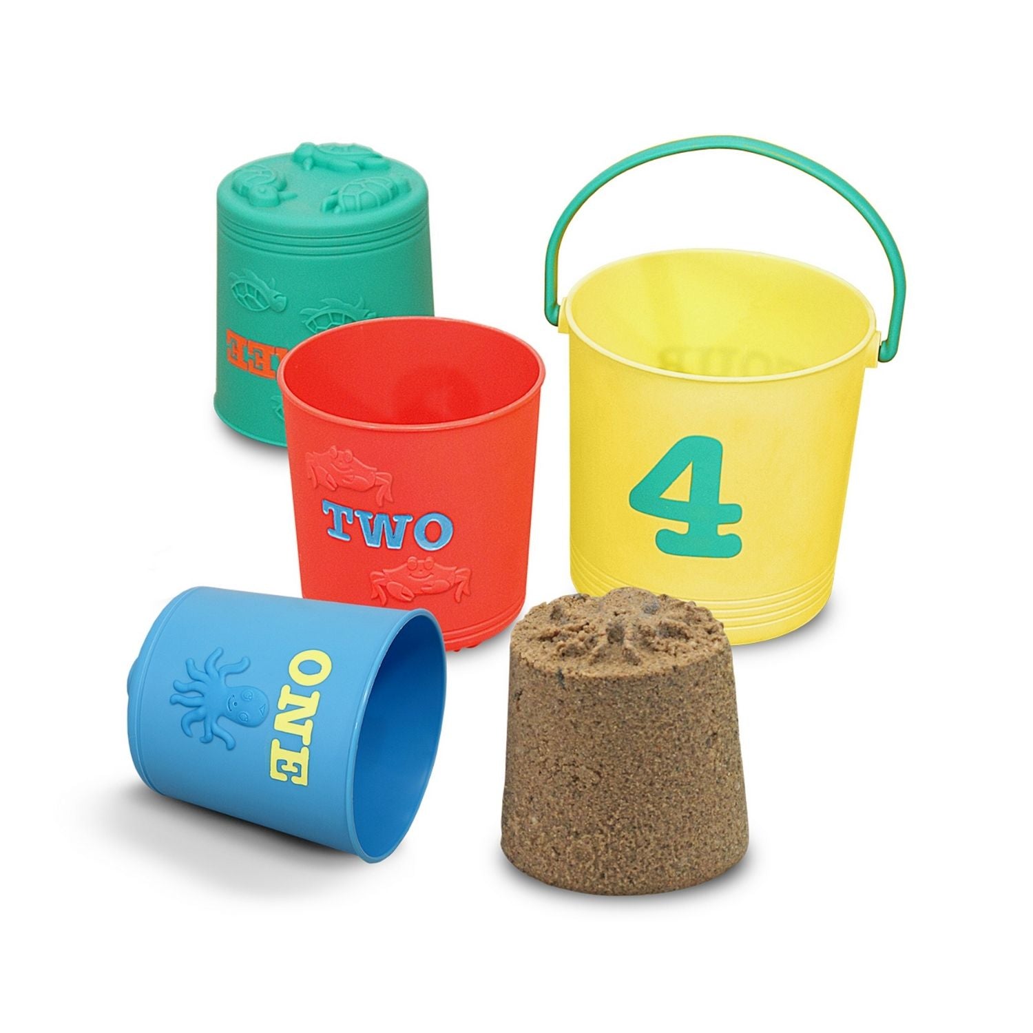 Melissa & Doug Seaside Sidekicks Nesting Pails