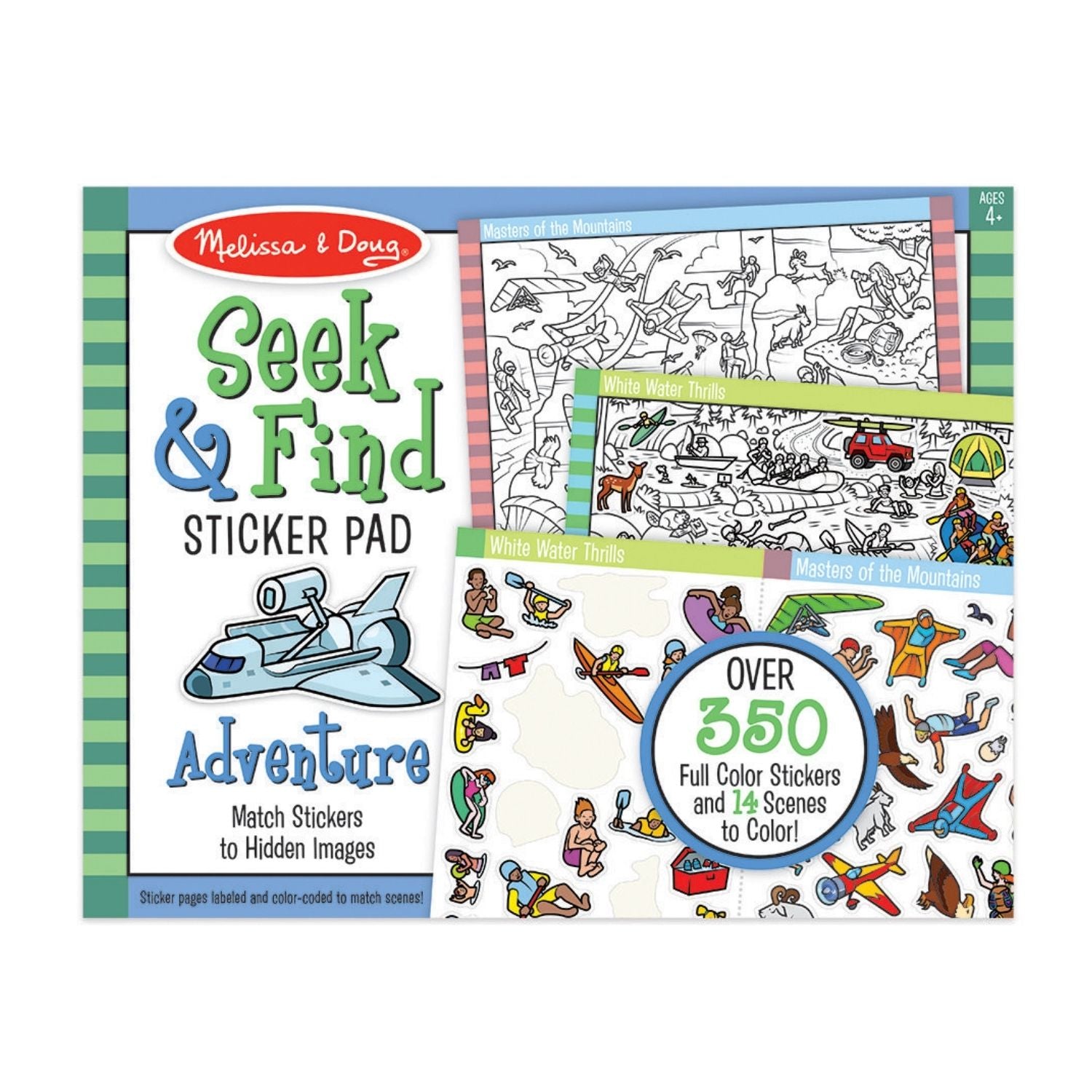 Melissa & Doug Seek & Find Sticker Pad - Adventure