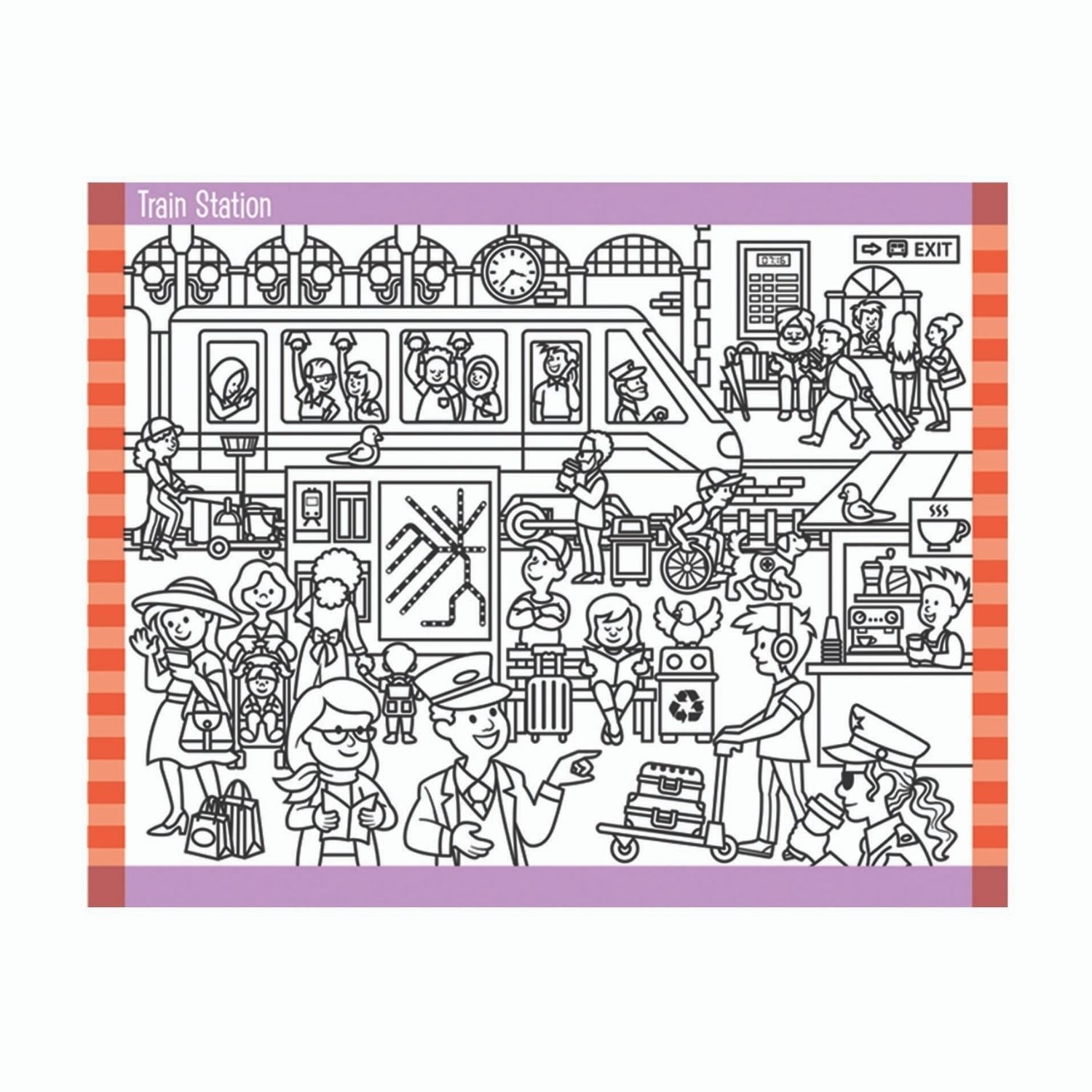 Melissa & Doug Seek & Find Sticker Pad - Around Town