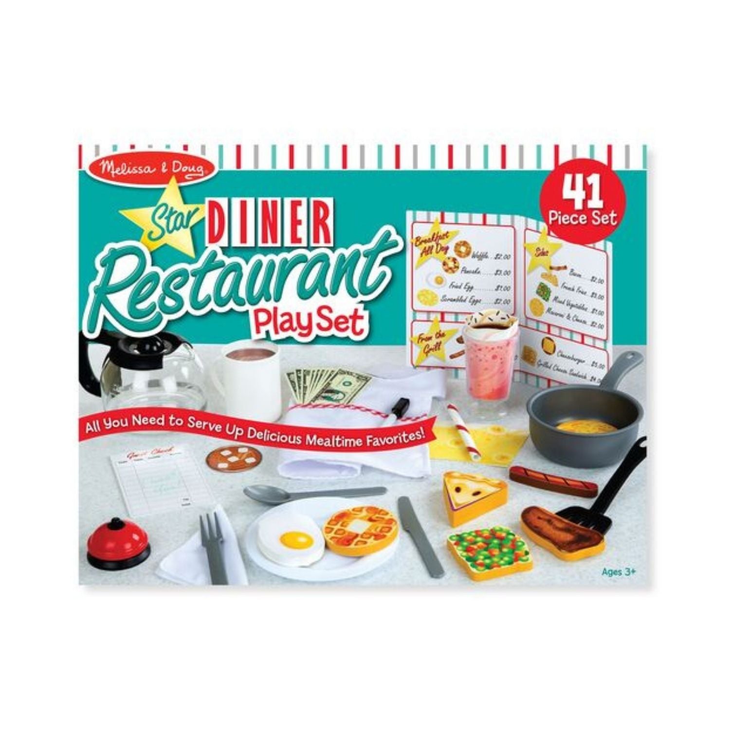 Melissa & Doug Star Diner Restaurant Play Set