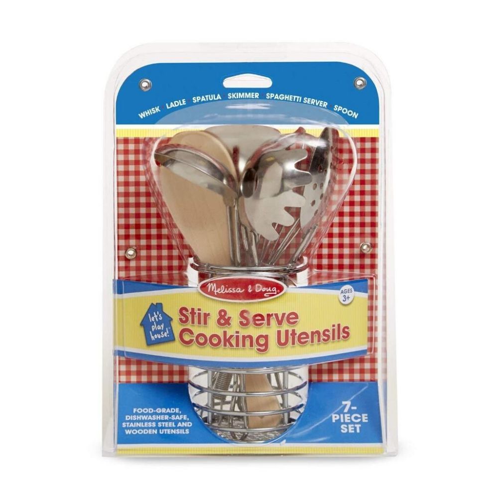 Melissa & Doug Stir and Serve Cooking Utensils