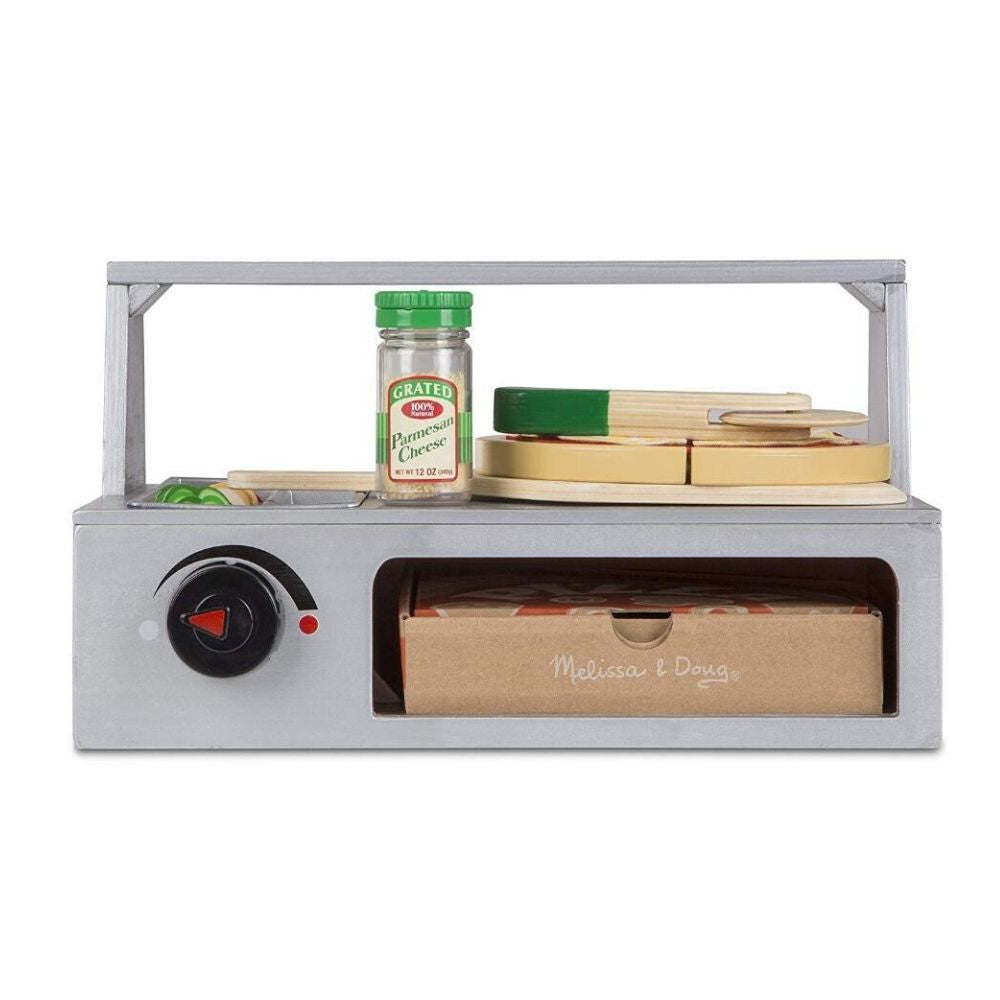 Melissa & Doug Top Bake Wooden Pizza Counter