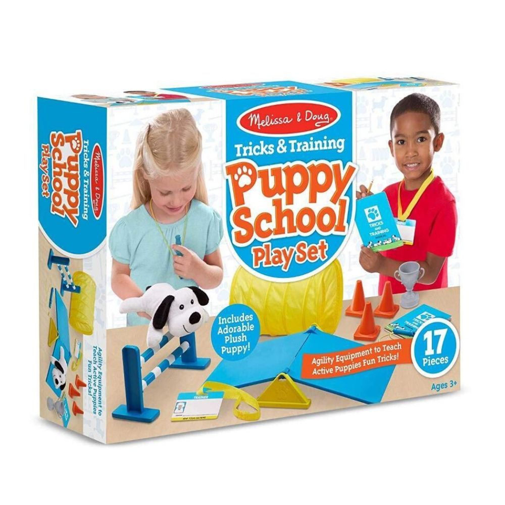 Melissa & Doug Tricks & Training Puppy School Play Set