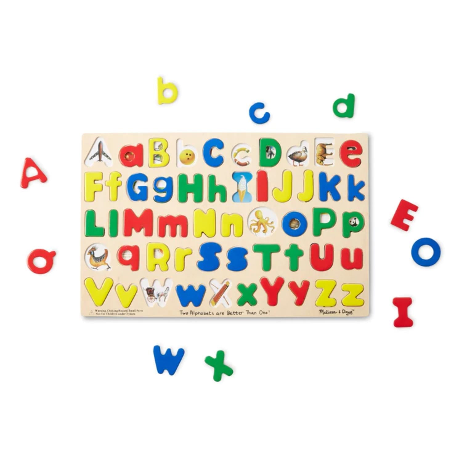 Melissa & Doug Upper & Lower Case Alphabet Puzzle