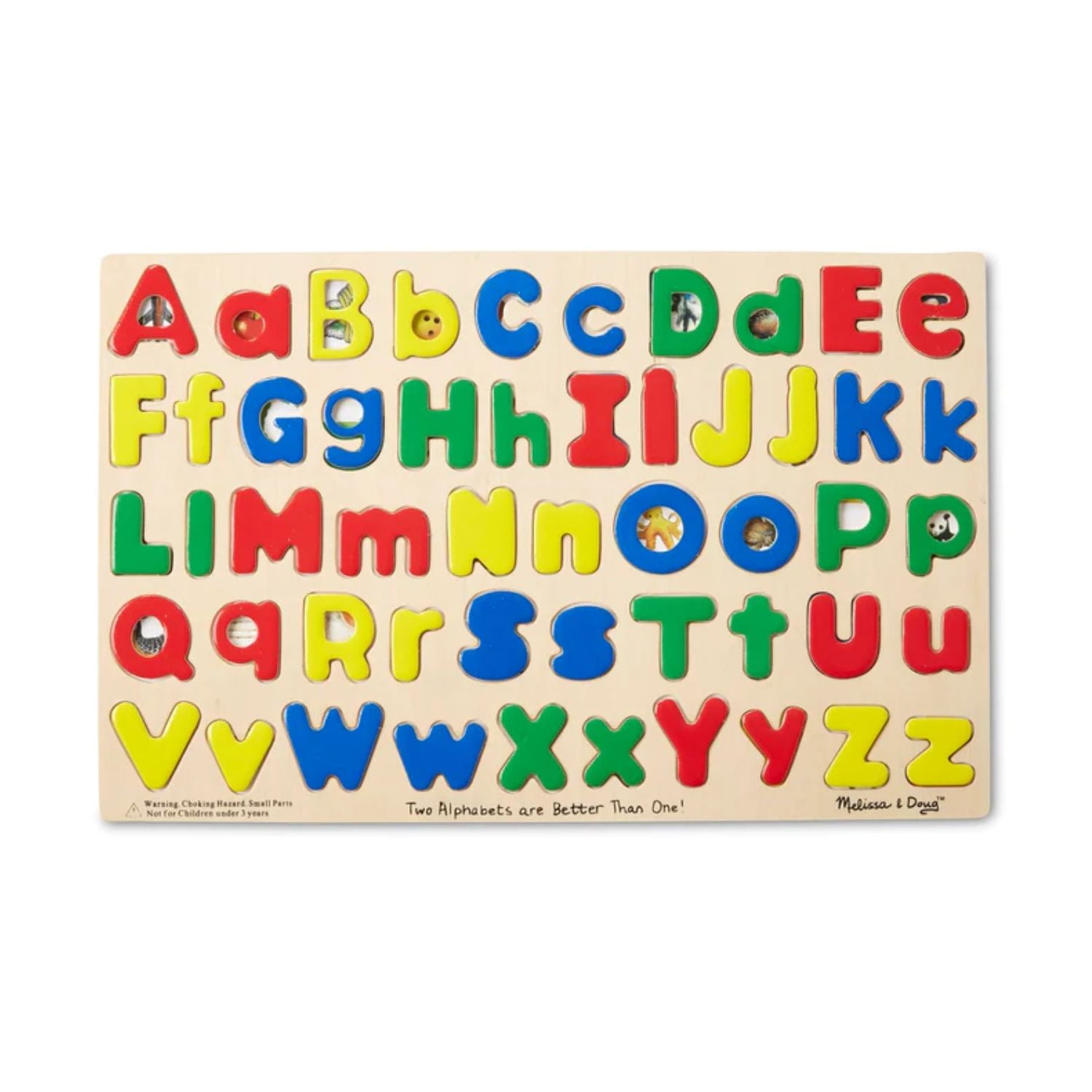 Melissa & Doug Upper & Lower Case Alphabet Puzzle