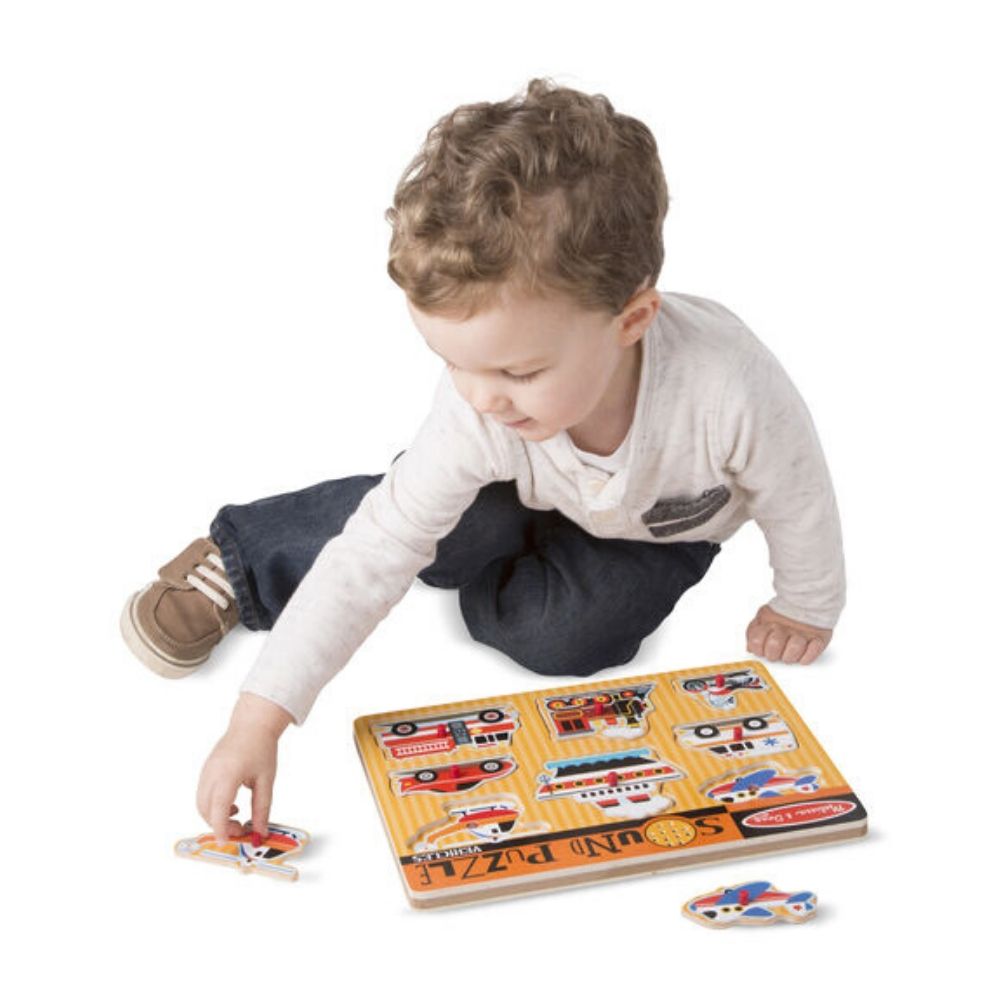 Melissa & Doug Vehicles Sound Puzzle