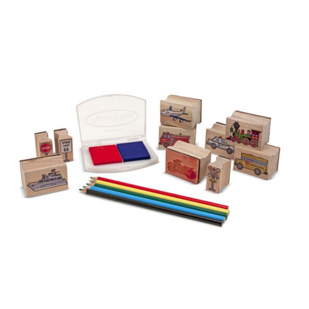 Melissa & Doug Vehicles Stamp Set