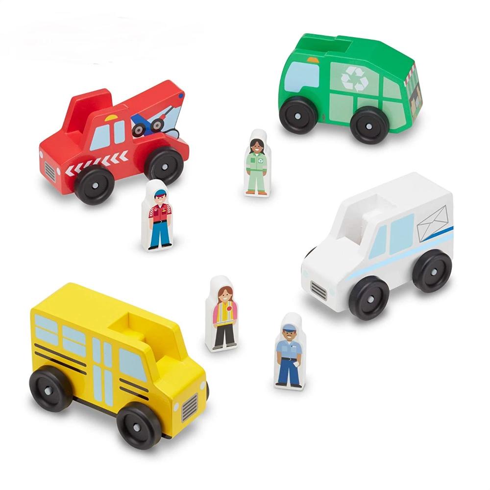 Melissa & Doug Community Vehicle Set