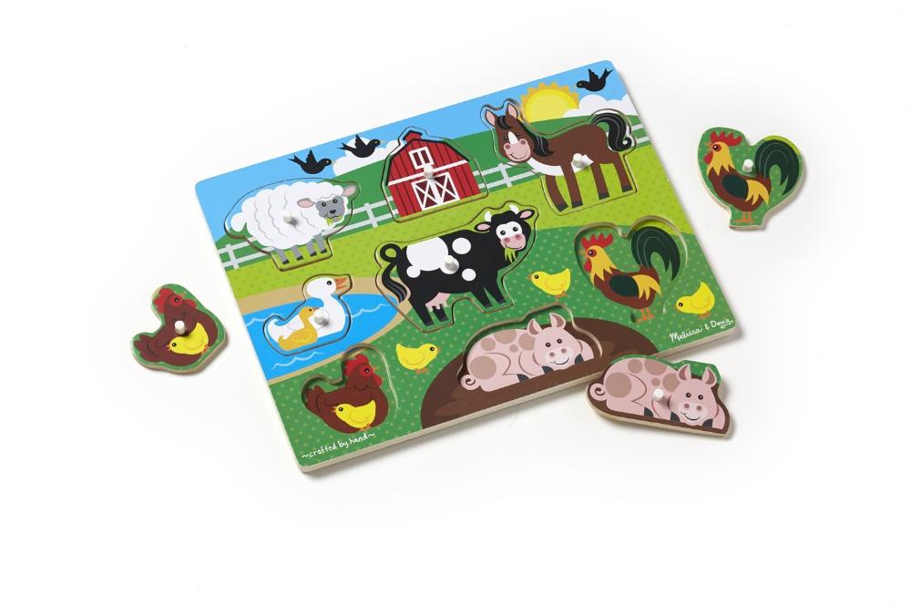 Melissa & Doug Farm Peg Puzzle