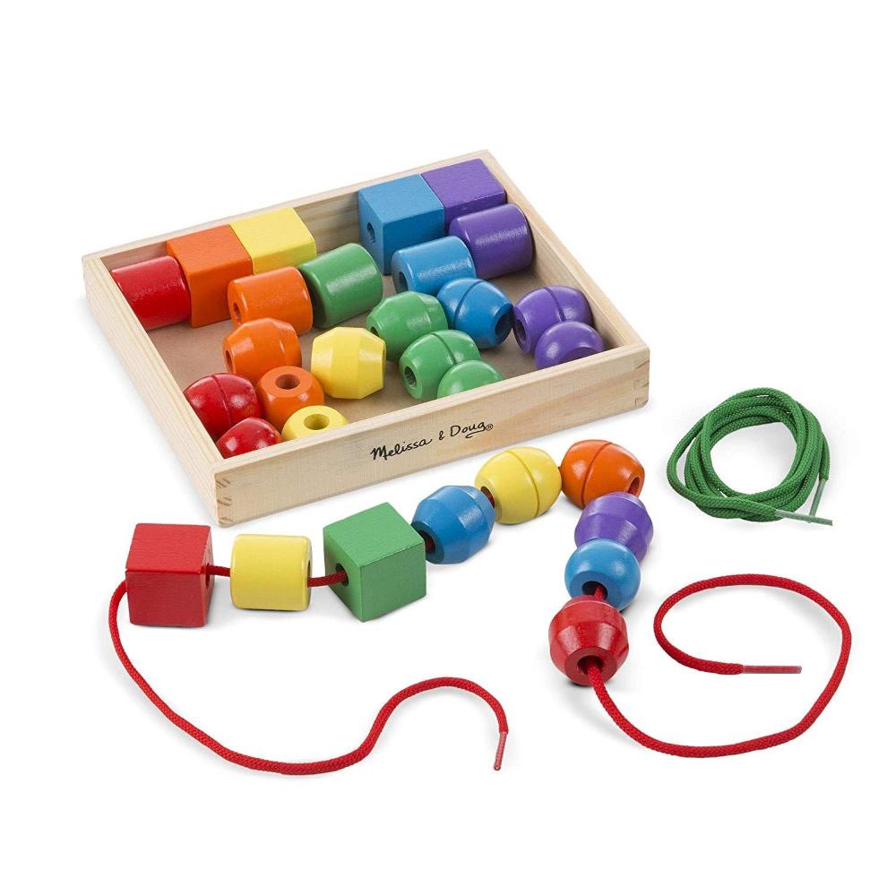 Melissa & Doug Primary Lacing Beads