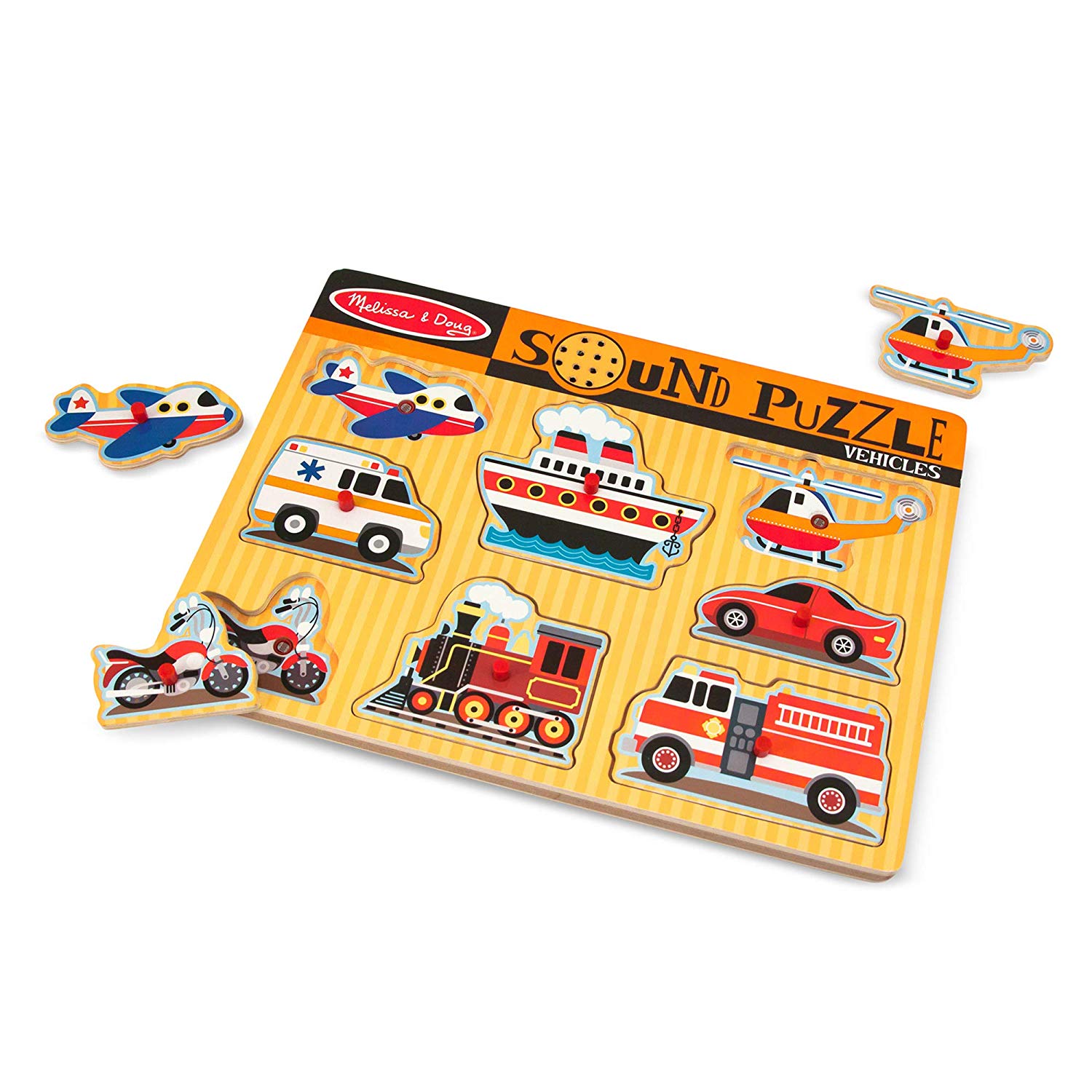 Melissa & Doug Vehicles Sound Puzzle