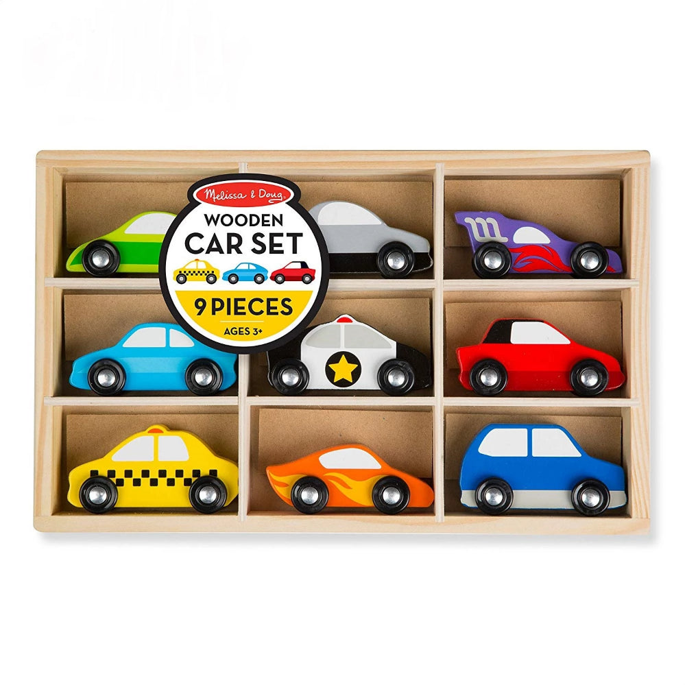 Melissa & Doug Wooden Cars Set