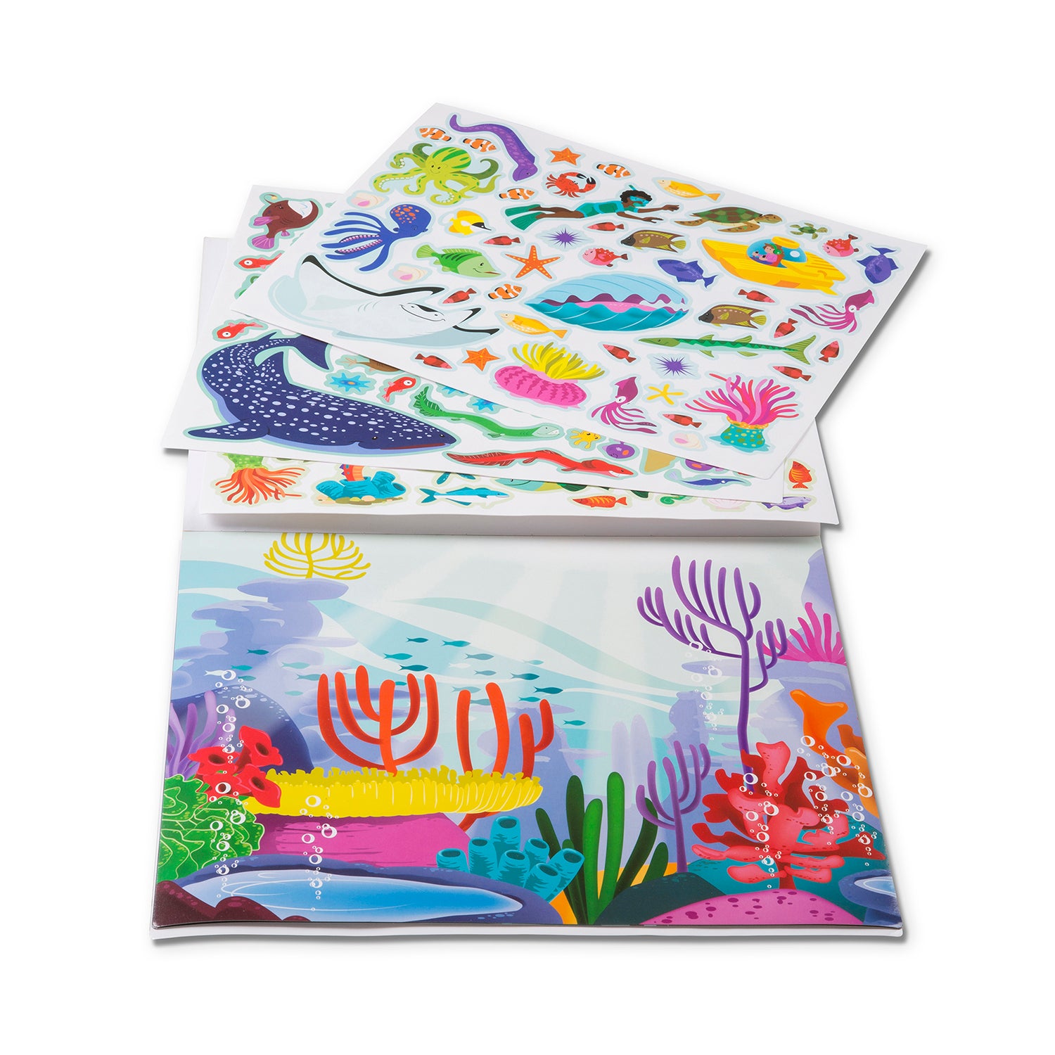 Melissa & Doug Reusable Sticker Pad Under the Sea