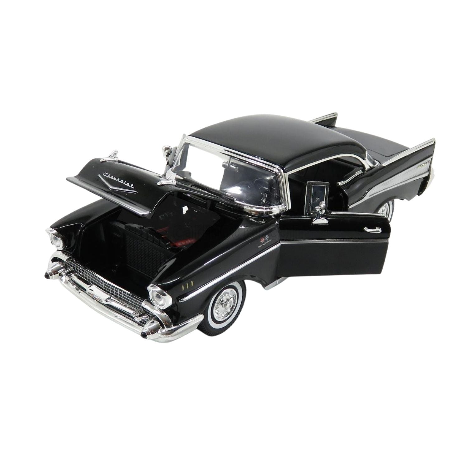 Motormax 1:18 1957 Chevy Bel Air (Hard Top) - Black