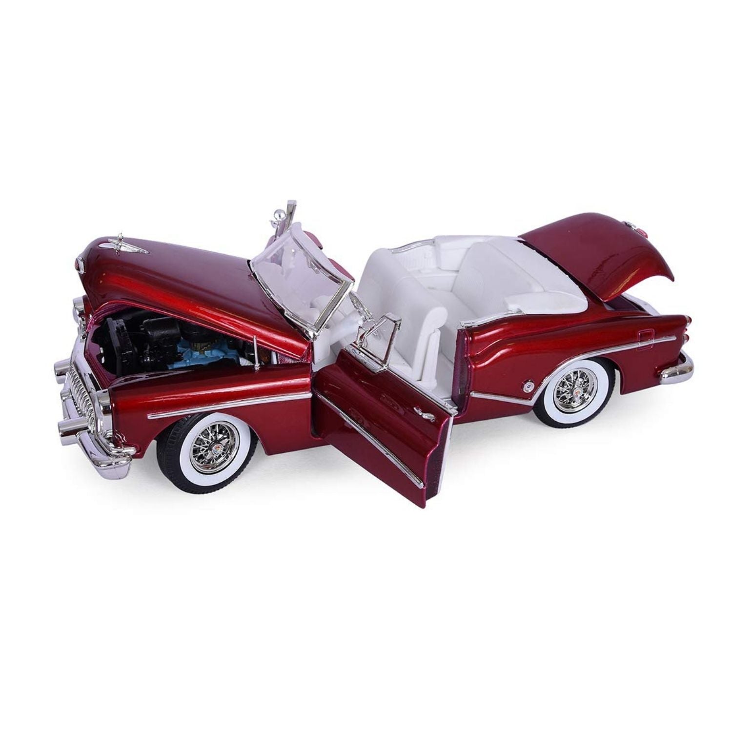 Motormax 1:18 Scale 1953 Buick Skylark Red Diecast Vehicle