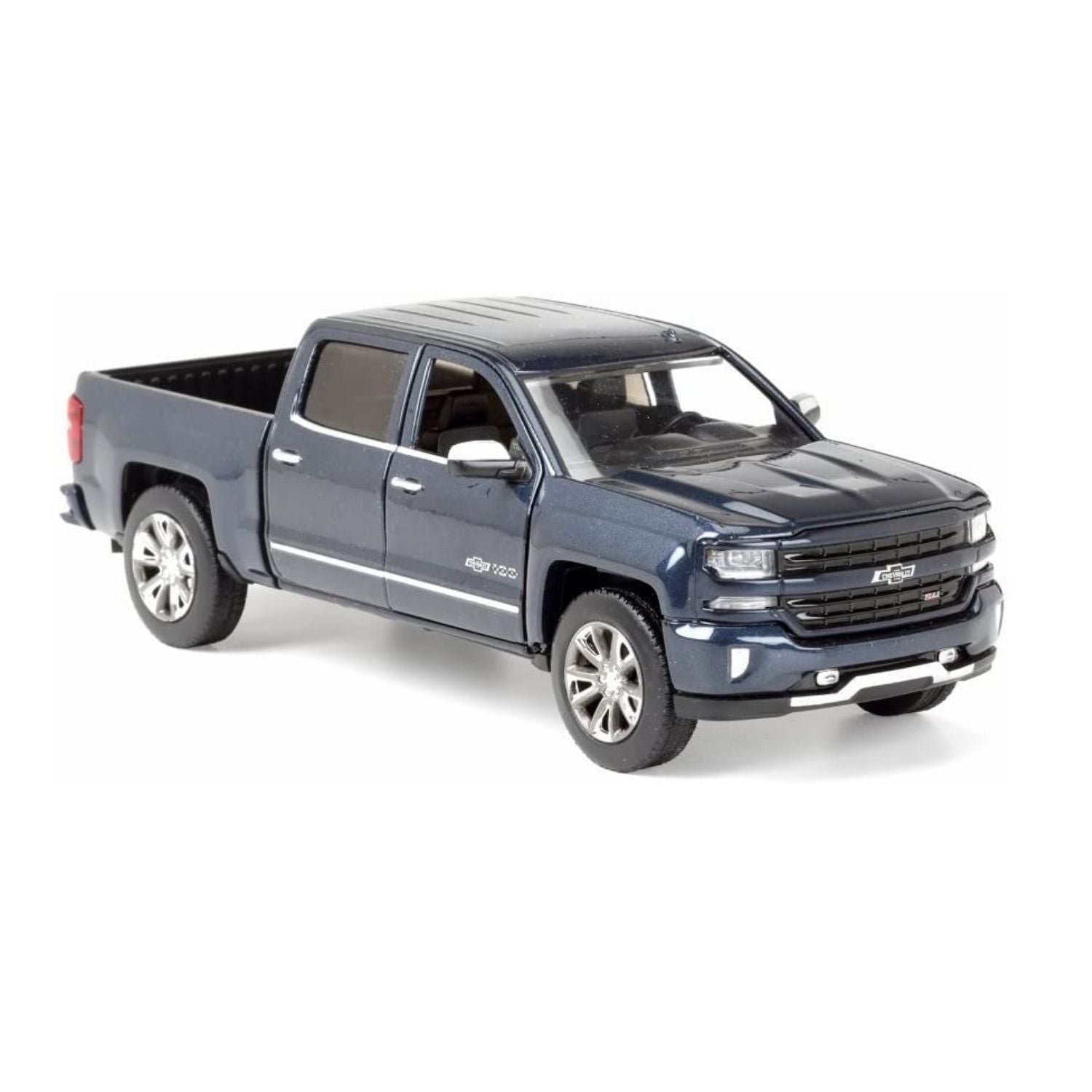 Motormax 1:27 2018 Chevrolet Silverado Centennial Edition - Metallic Blue