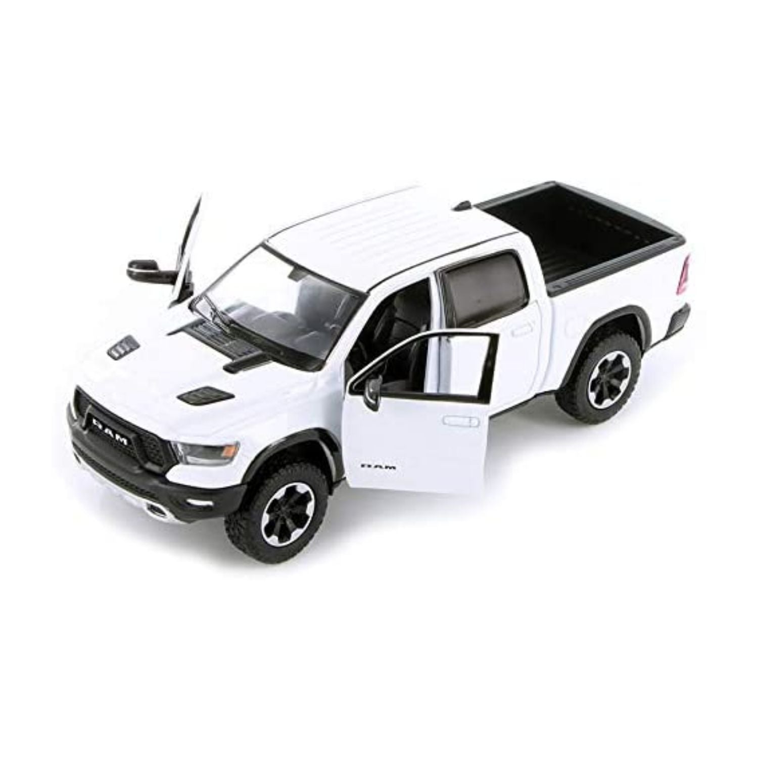 Motormax 1:27 2019 Ram 1500 Crew Cab Rebel White