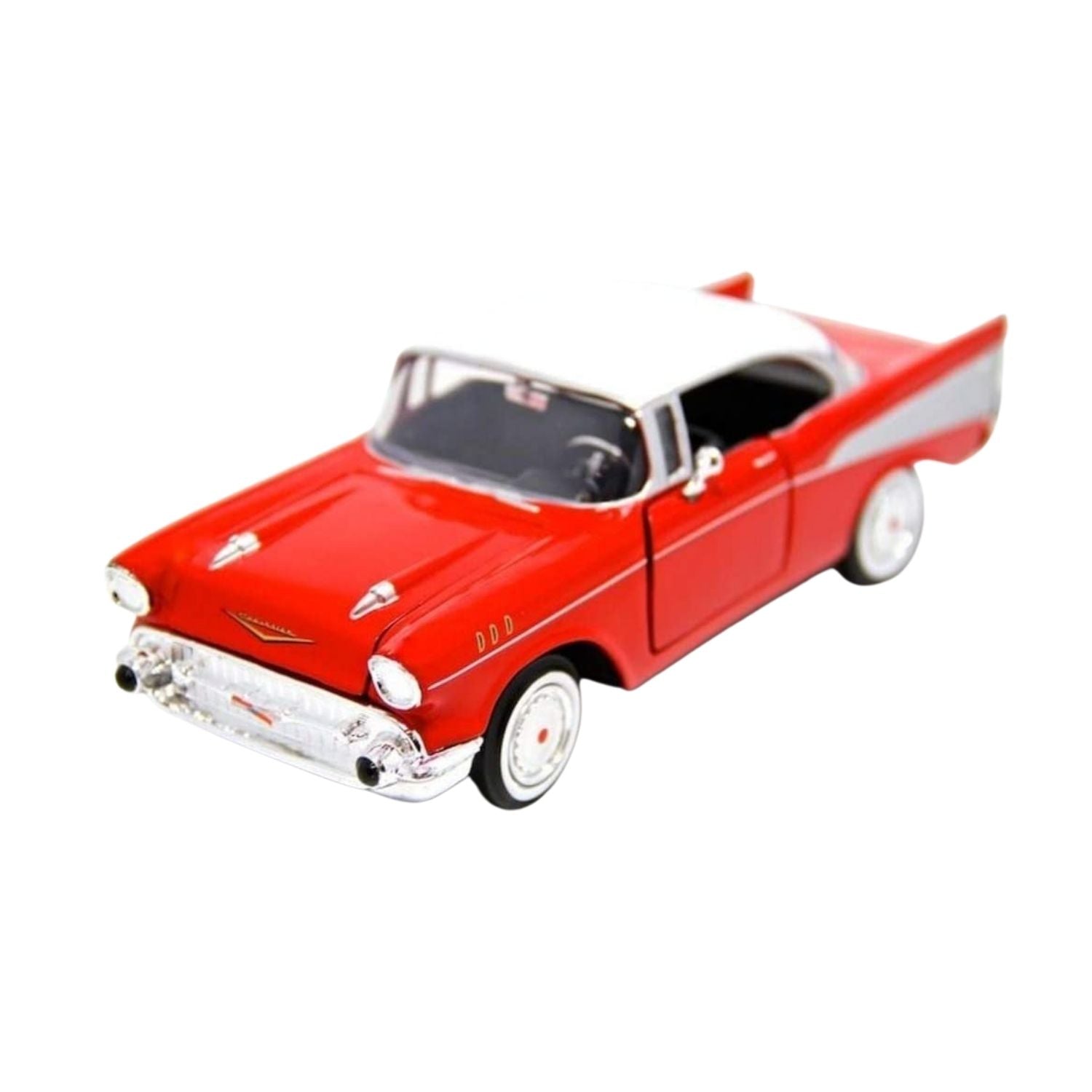 Motormax 1:24 Scale 1957 Chevy Bel Air Orange Diecast Vehicle