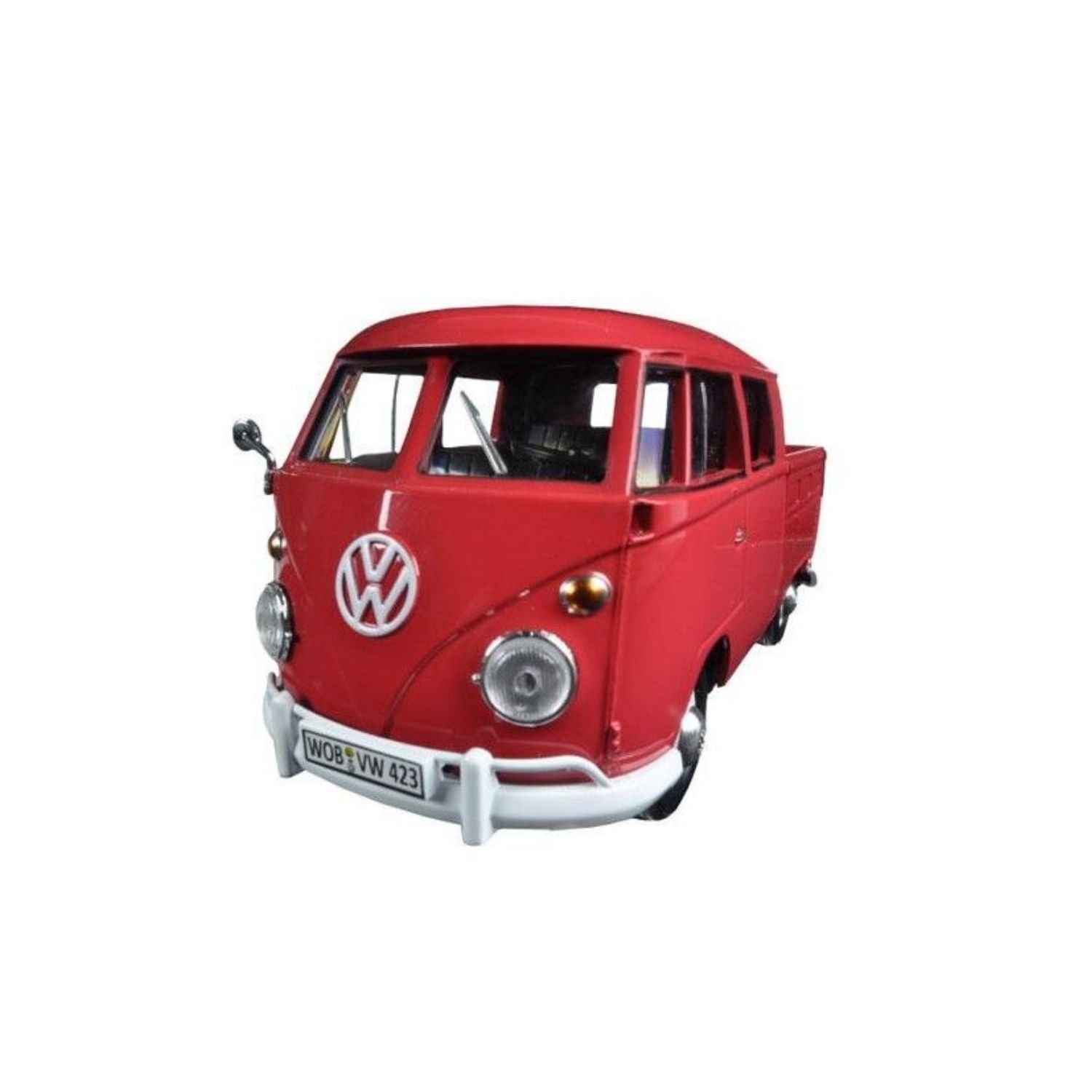 Motormax 1:24 Scale Volkswagen Type 2 (T1) - Pickup Red Diecast Vehicle