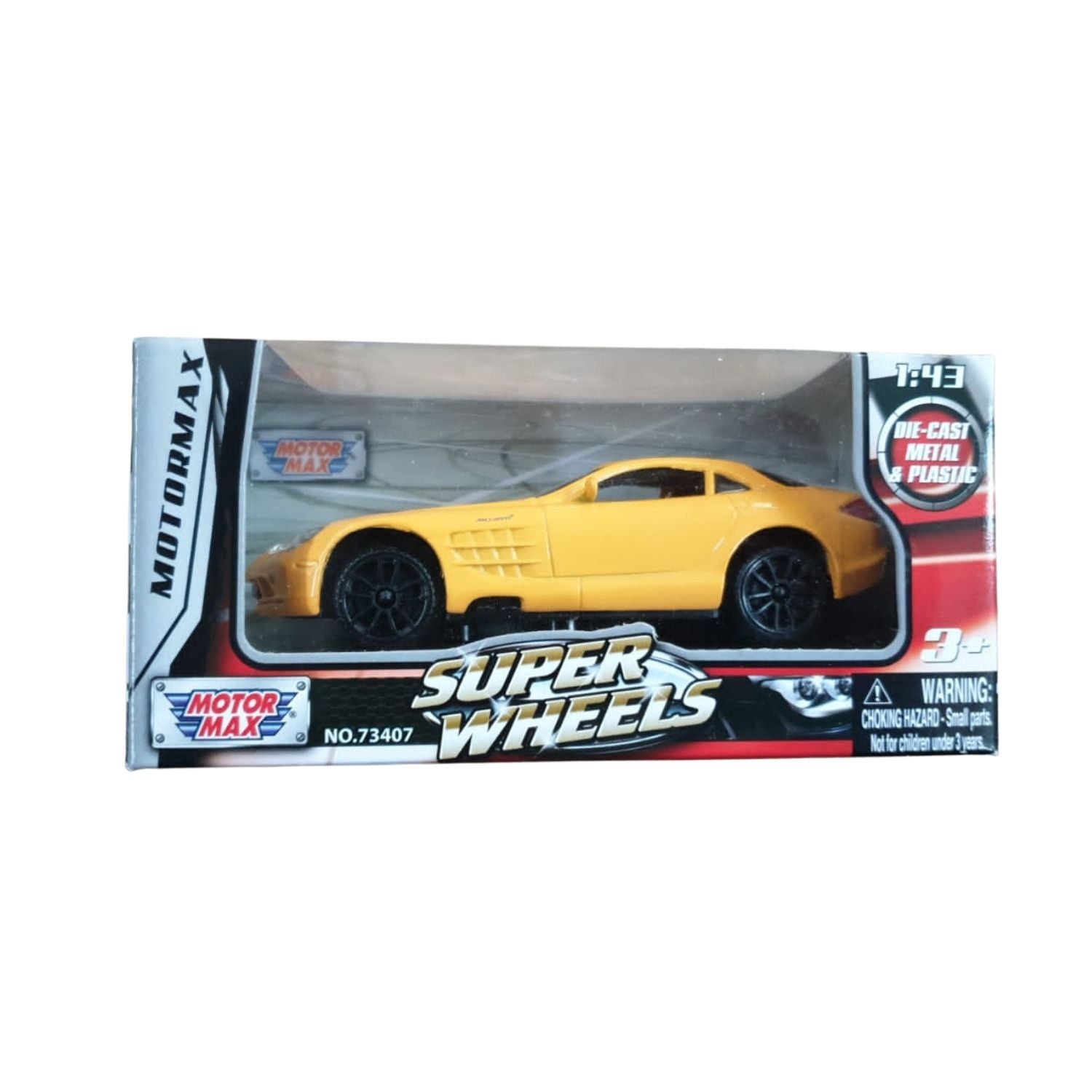 Motormax 1:43 Diecast Vehicle - Yellow Merc