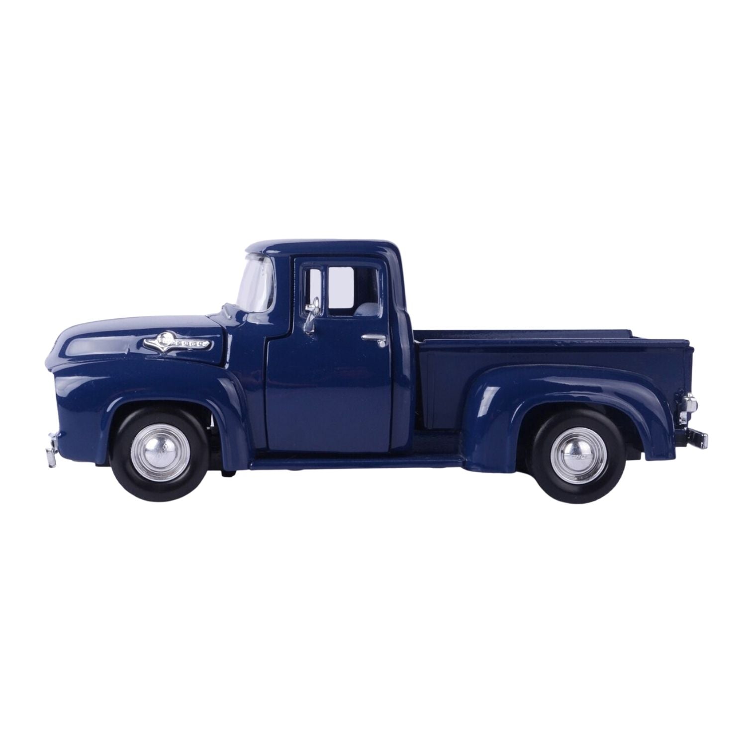 Motormax Ford F-100 Pickup Dark Blue 1956 1:24 Scale Diecast Car