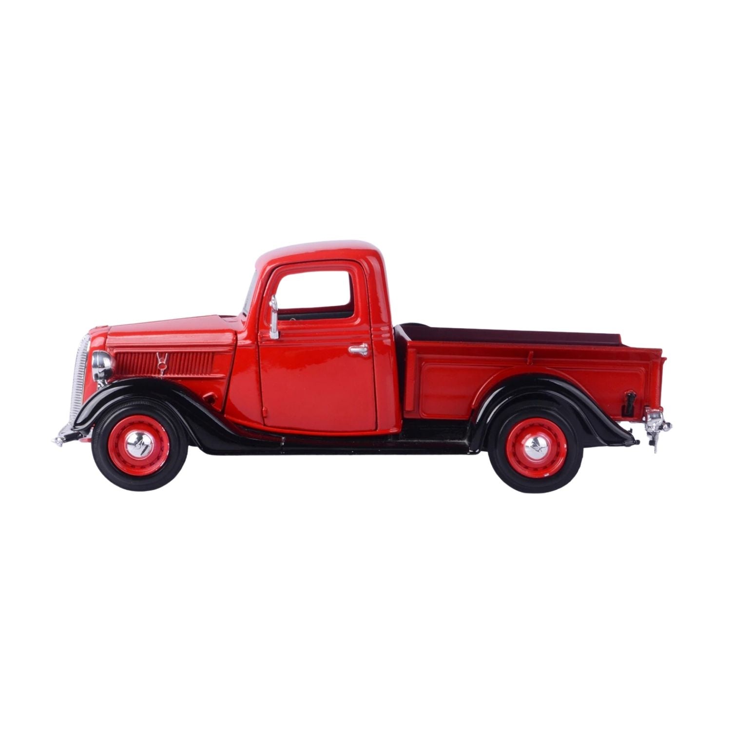 Motormax Ford Pickup Red 1937 1:24 Scale Diecast Car