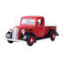 Motormax Ford Pickup Red 1937 1:24 Scale Diecast Car