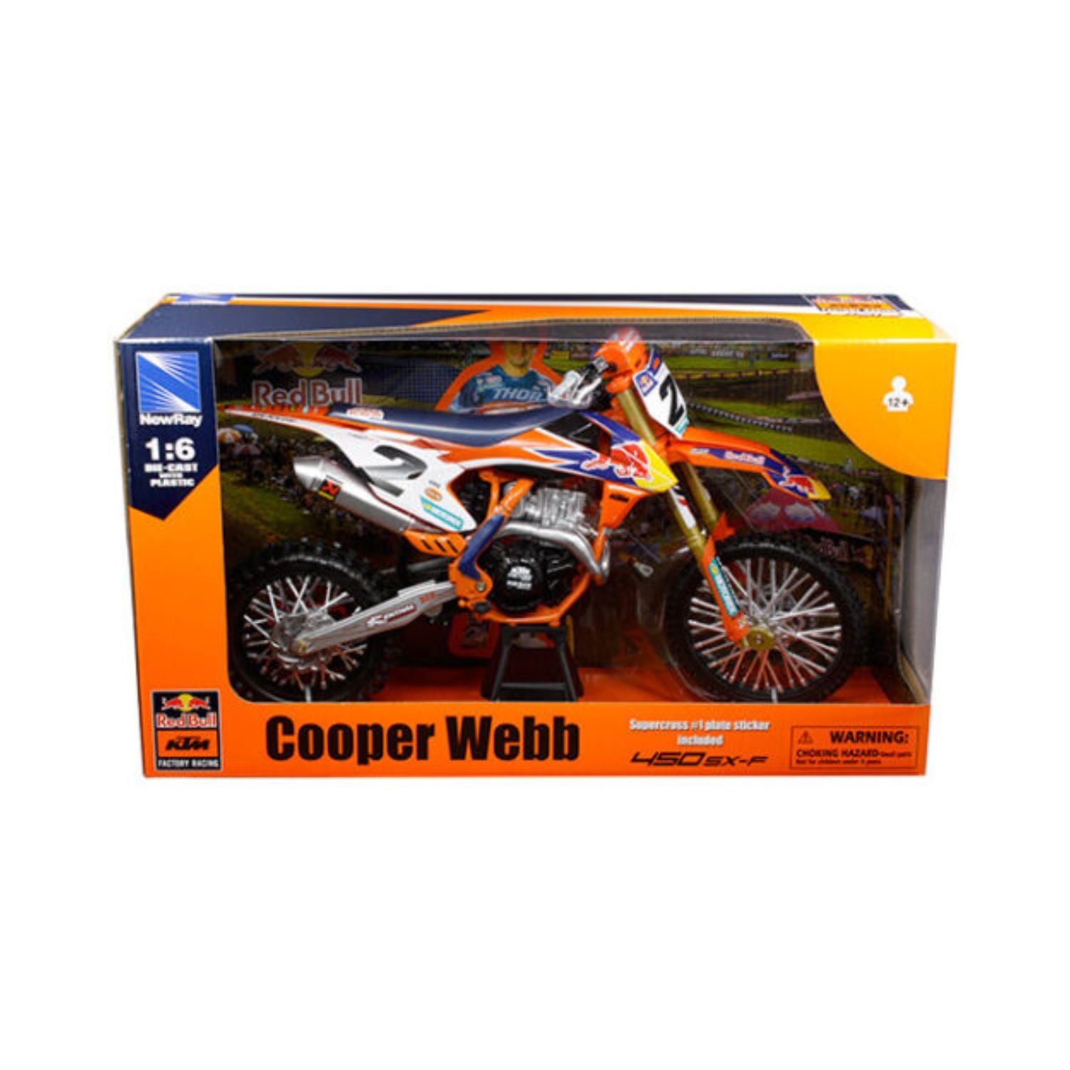 NewRay 1/6 Red Bull KTM 450 SX-F 2019 - Cooper Webb #2