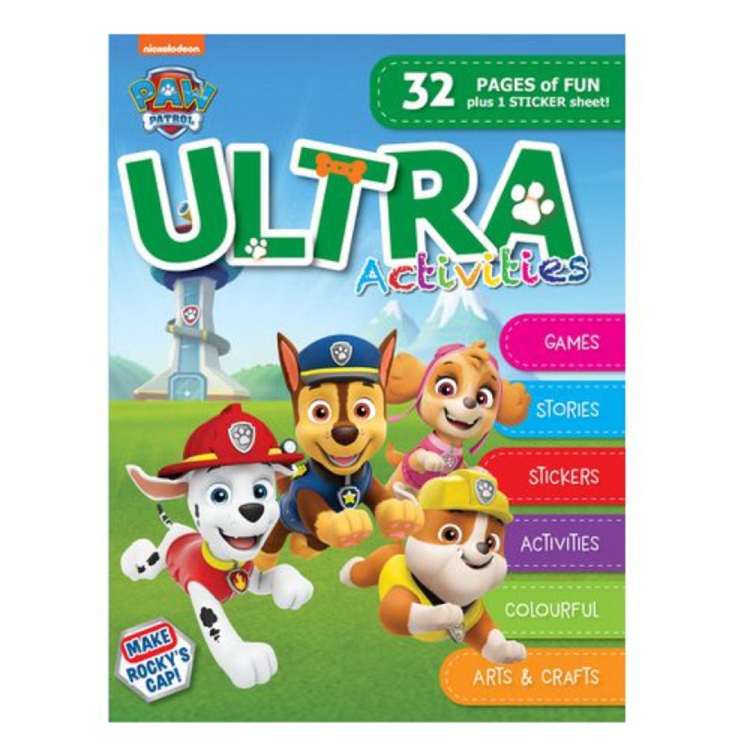 Paw Patrol Ultra Aktiwiteite 32 Bladsye