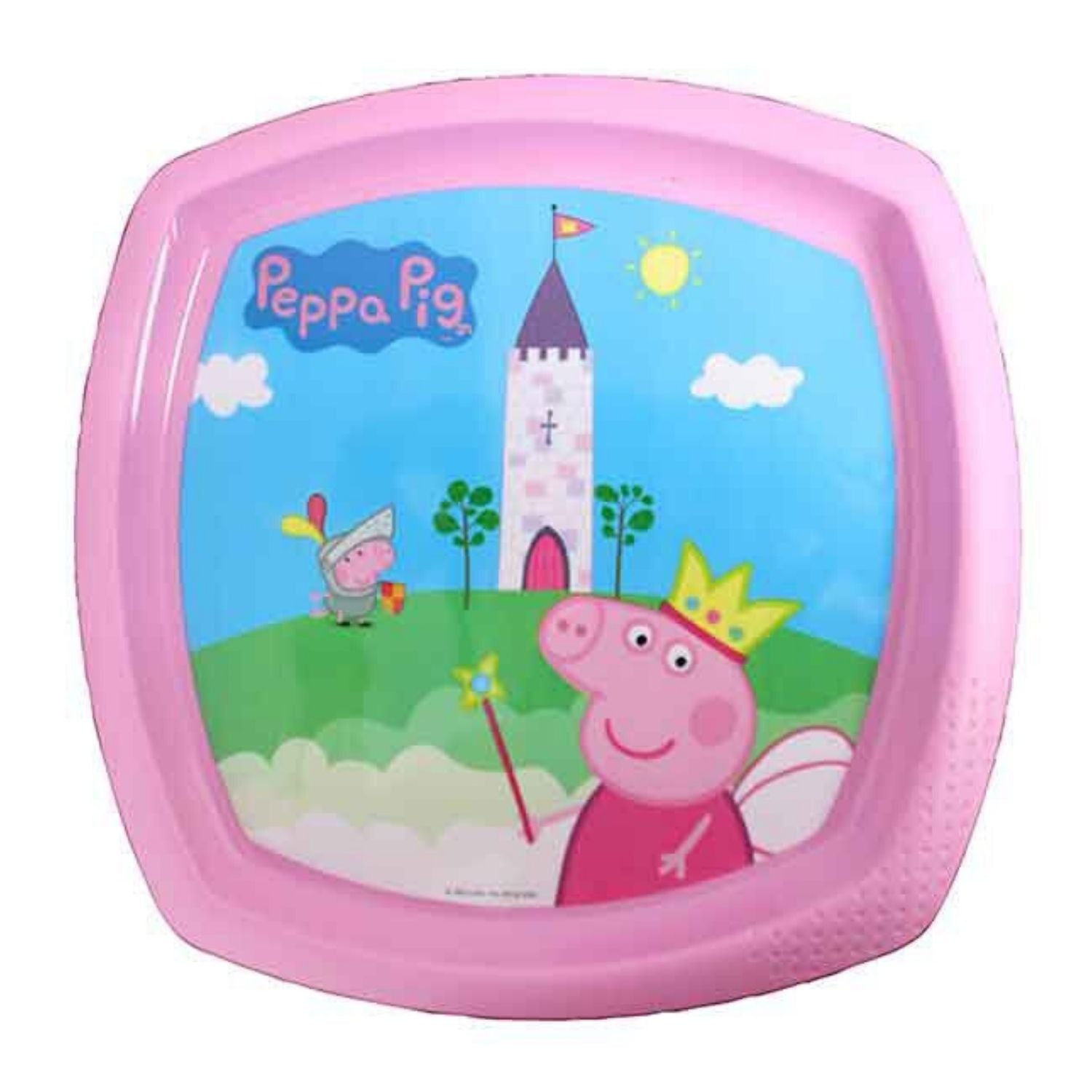 Peppa Pig Square Shaped Plate