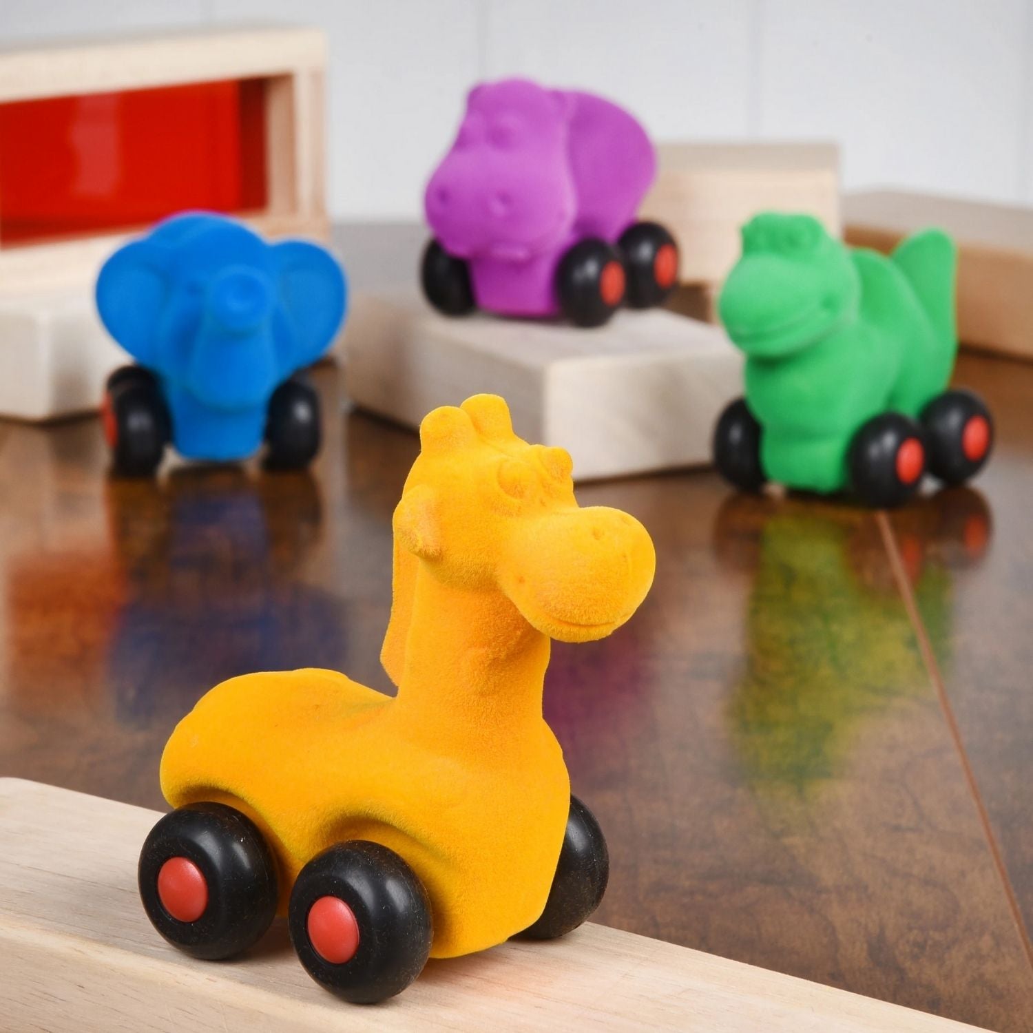 Rubbabu Rubber Hippo on Wheels