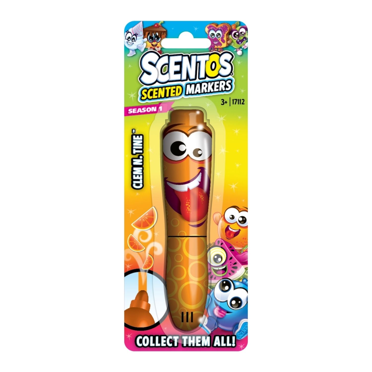 Scentos Scented Bullet Tip Marker Orange