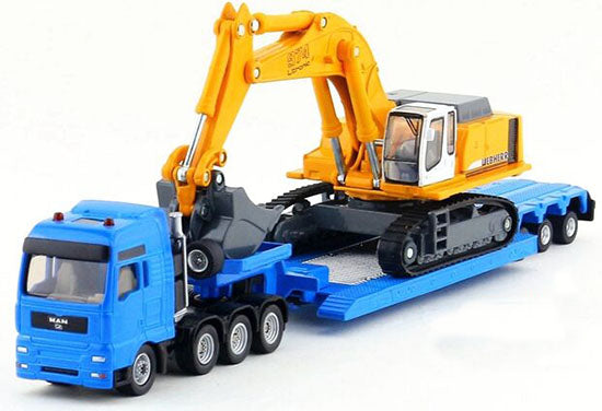 Siku MAN Truck and Trailer with Liebherr Excavator 1:87