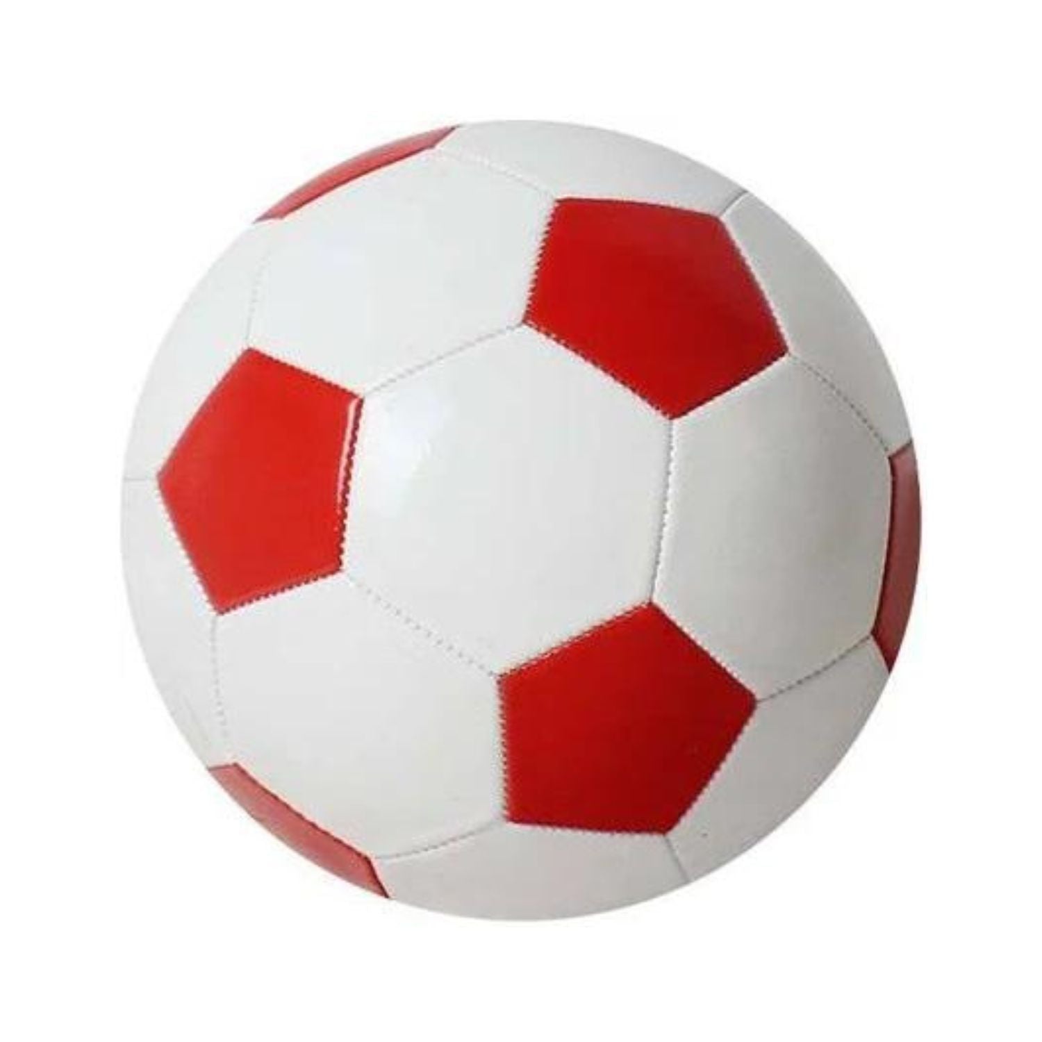 Soccer Ball Red-White Size 5