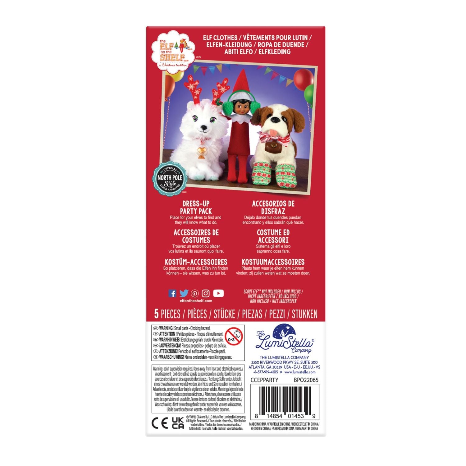 The Elf On A Shelf Claus Couture - Dress-Up Party Pack