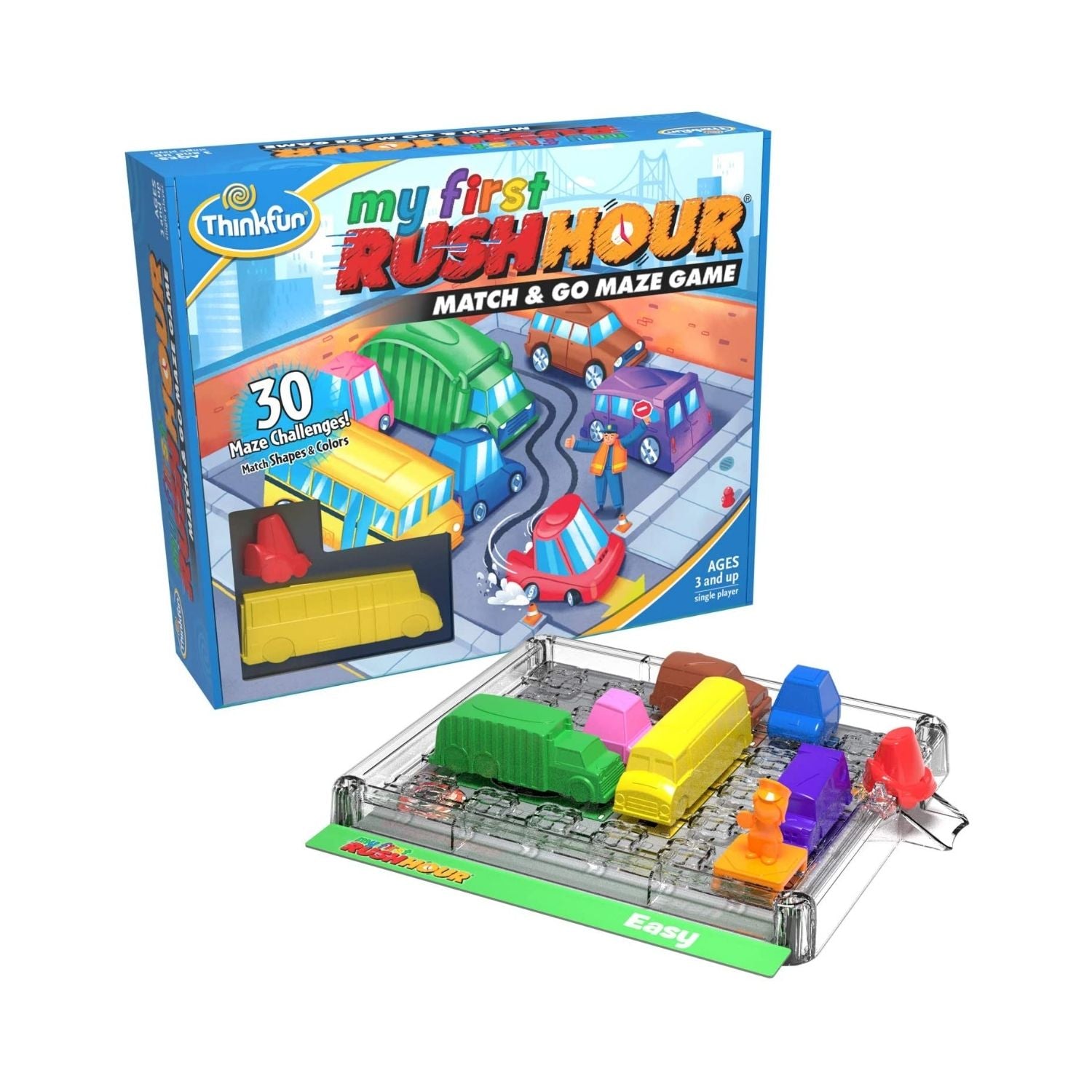 ThinkFun My First Rush Hour Match & Go Maze Game