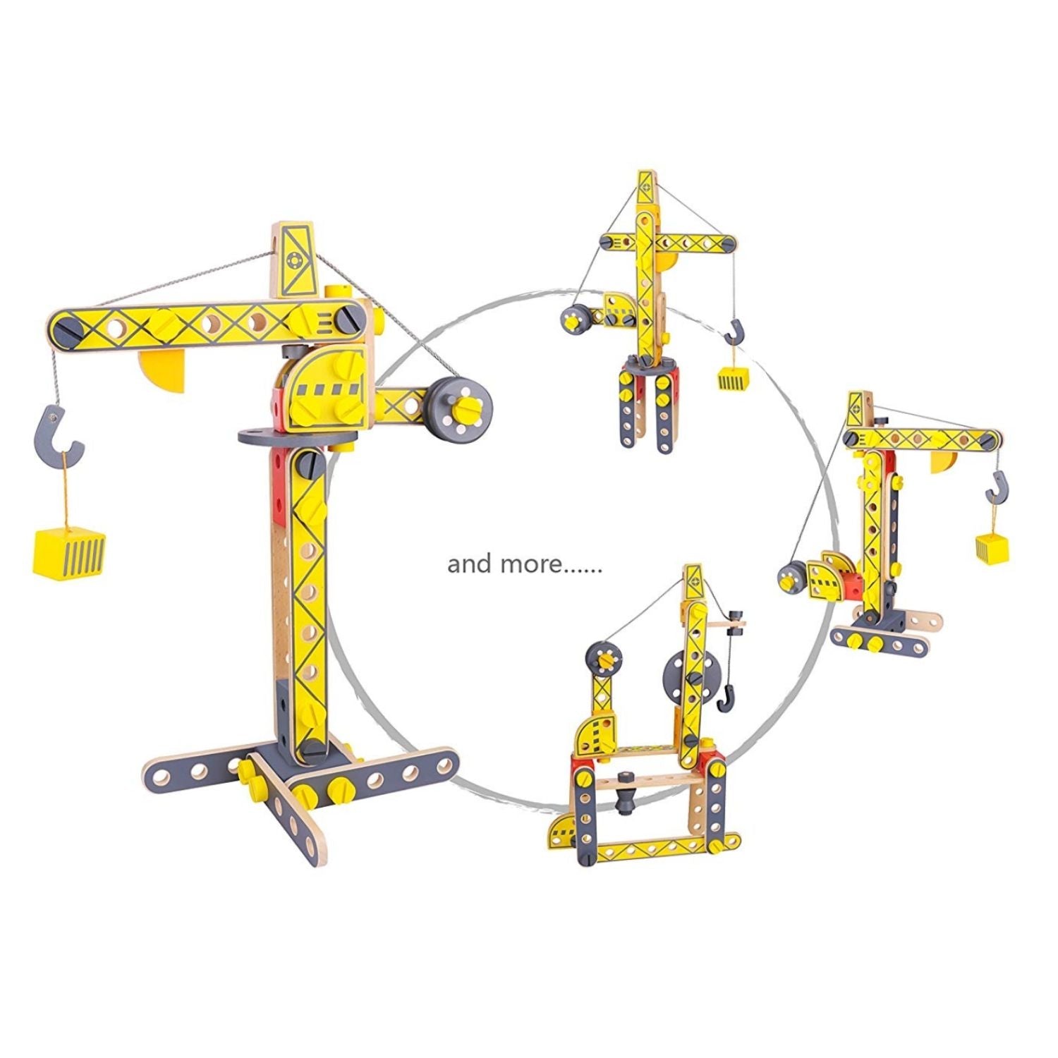 TookyToy Construction Crane Set