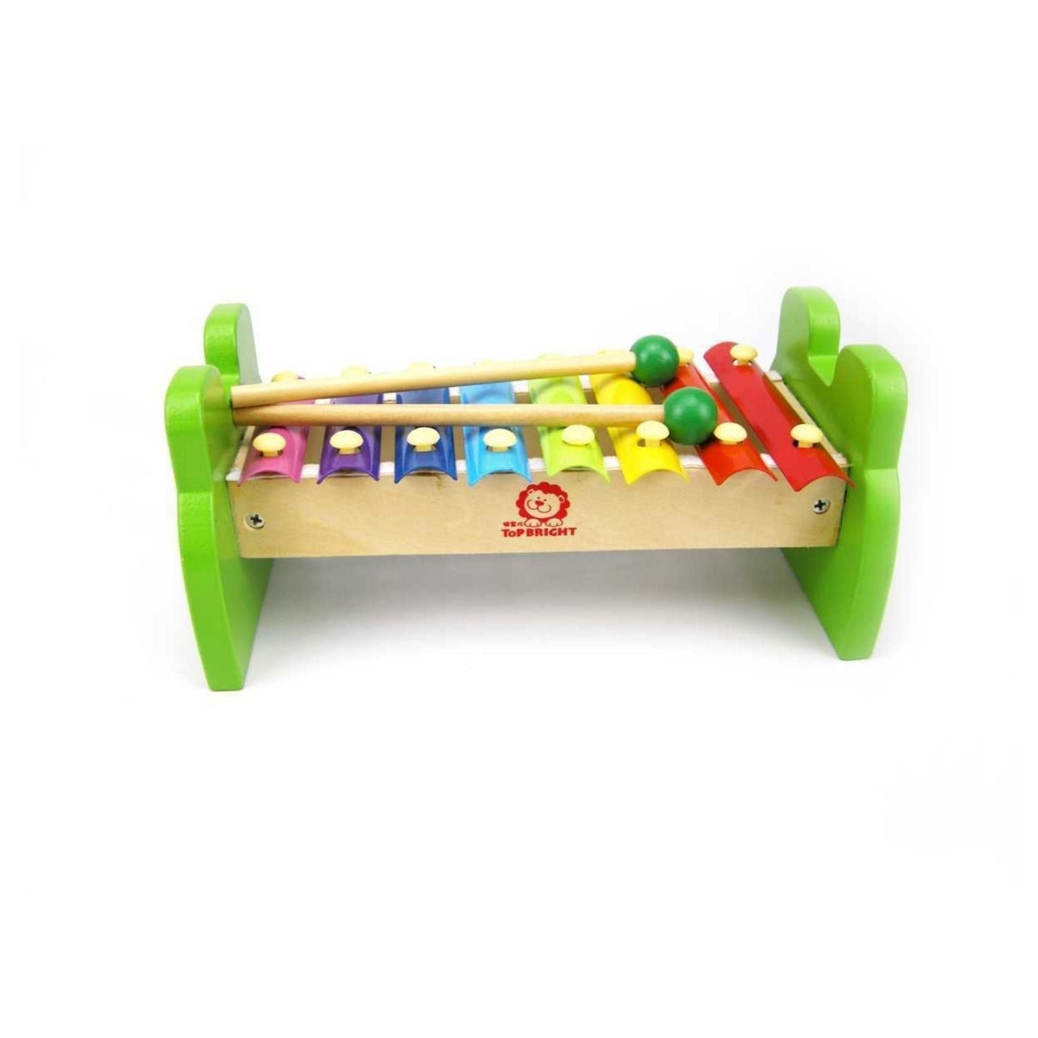 TopBright Frog Xylophone Green