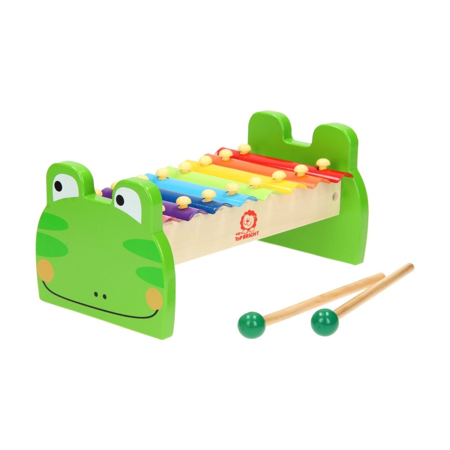 TopBright Frog Xylophone Green