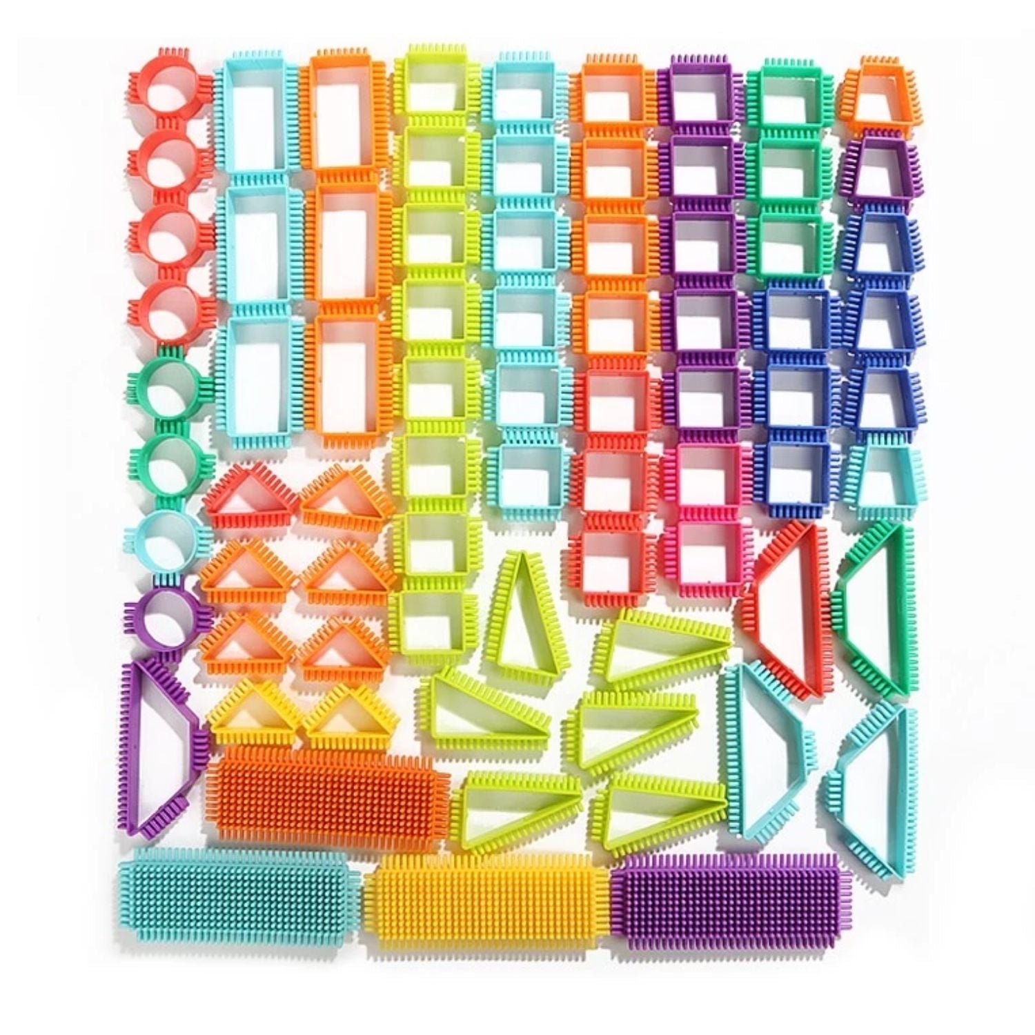 TopBright Wild Animal Bristle Building Blocks