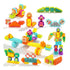 TopBright Wild Animal Bristle Building Blocks