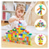 TopBright Wooden ABC, 123 Animal Blocks